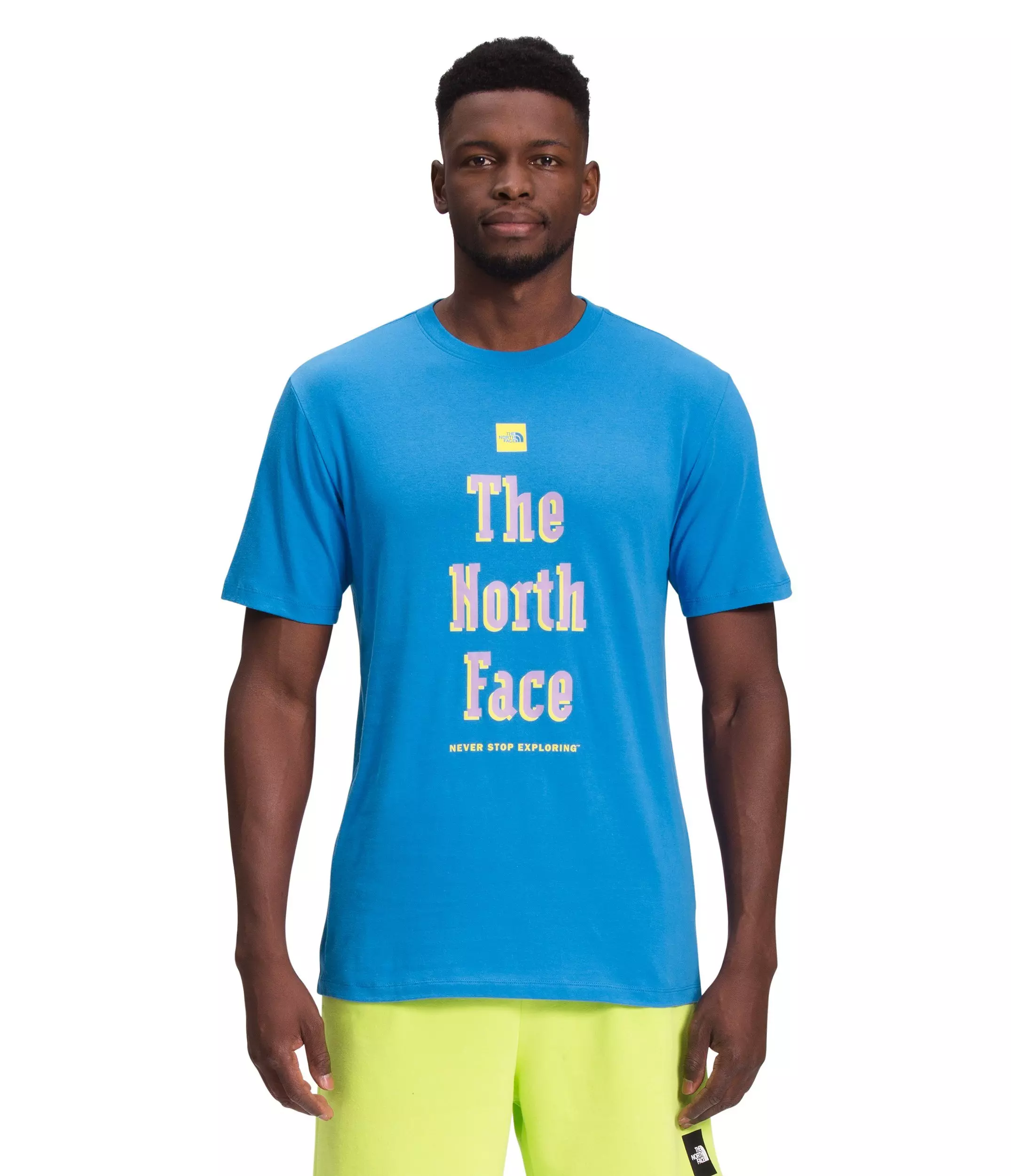 The North Face Men's Brand Proud Tee-Blue - BLUE
