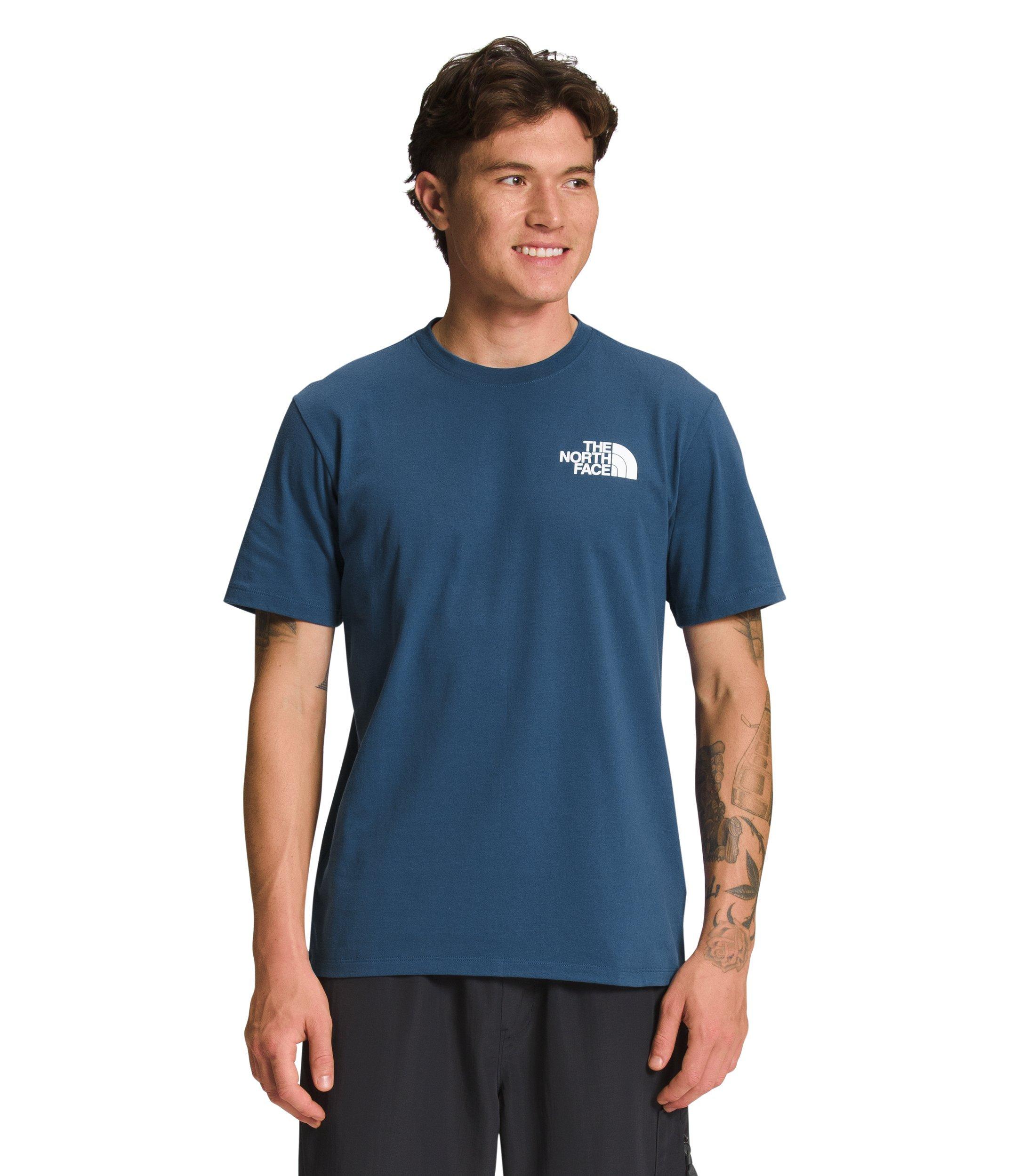 The North Face Men's Box NSE Tee-Blue - BLUE Thumbnail View 1
