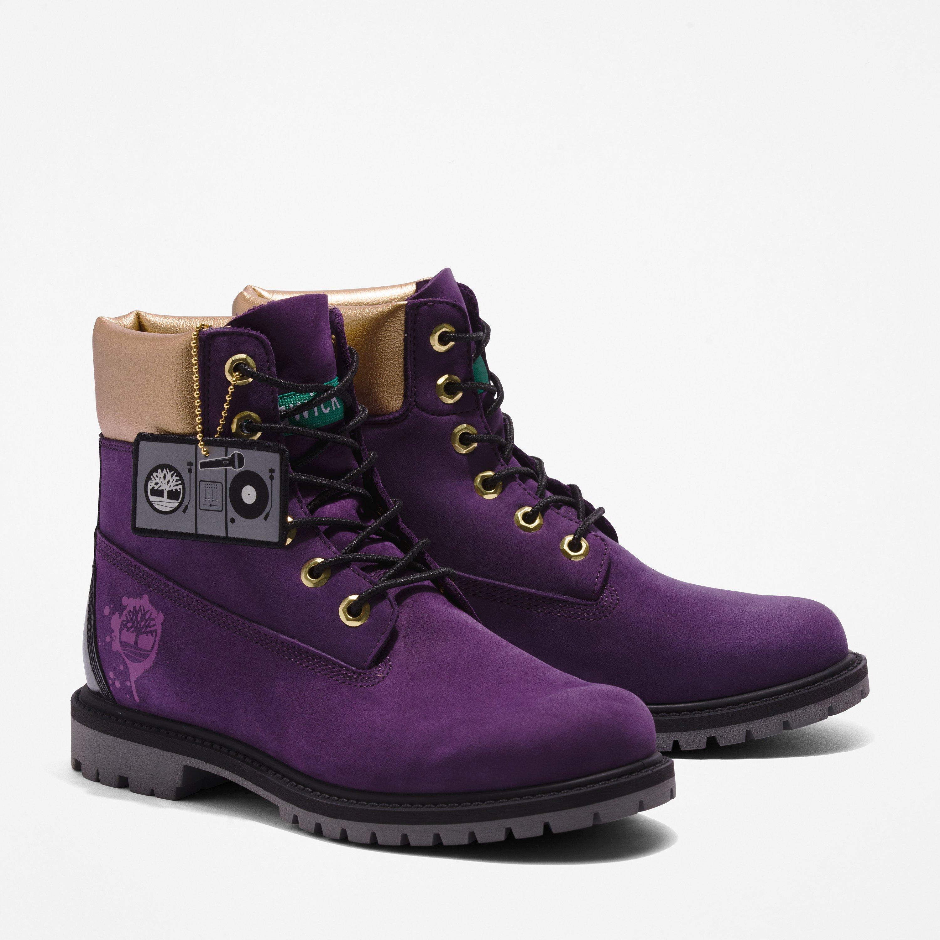 Purple timberlands grade school sale