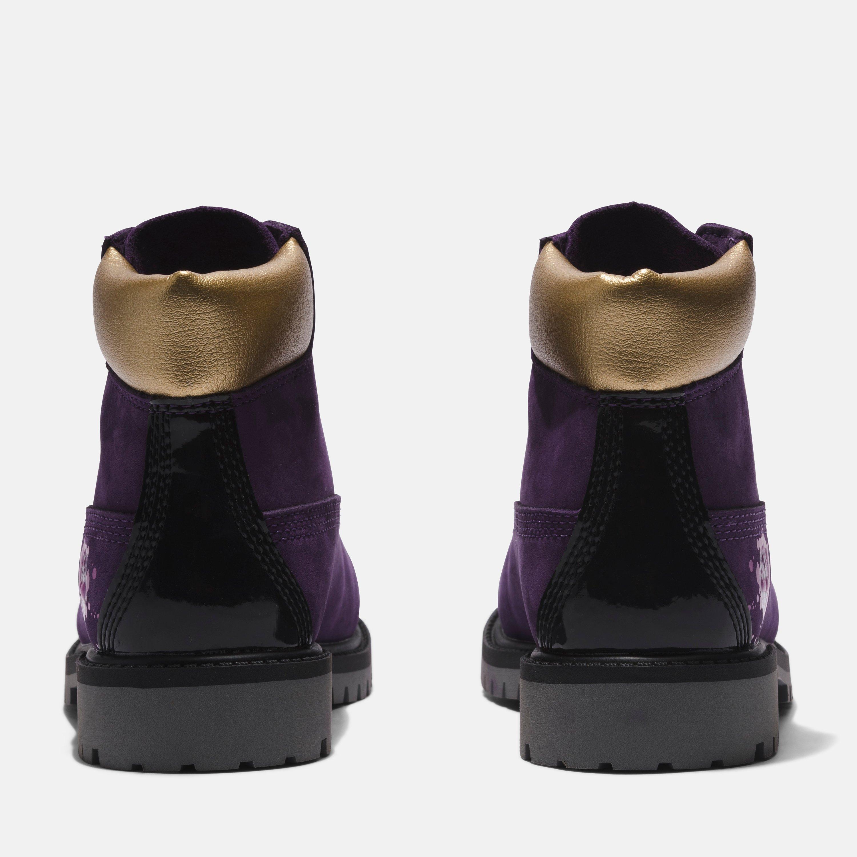 Timberland 6-Inch Premium Toddler Kids' "Dark Purple" Boot