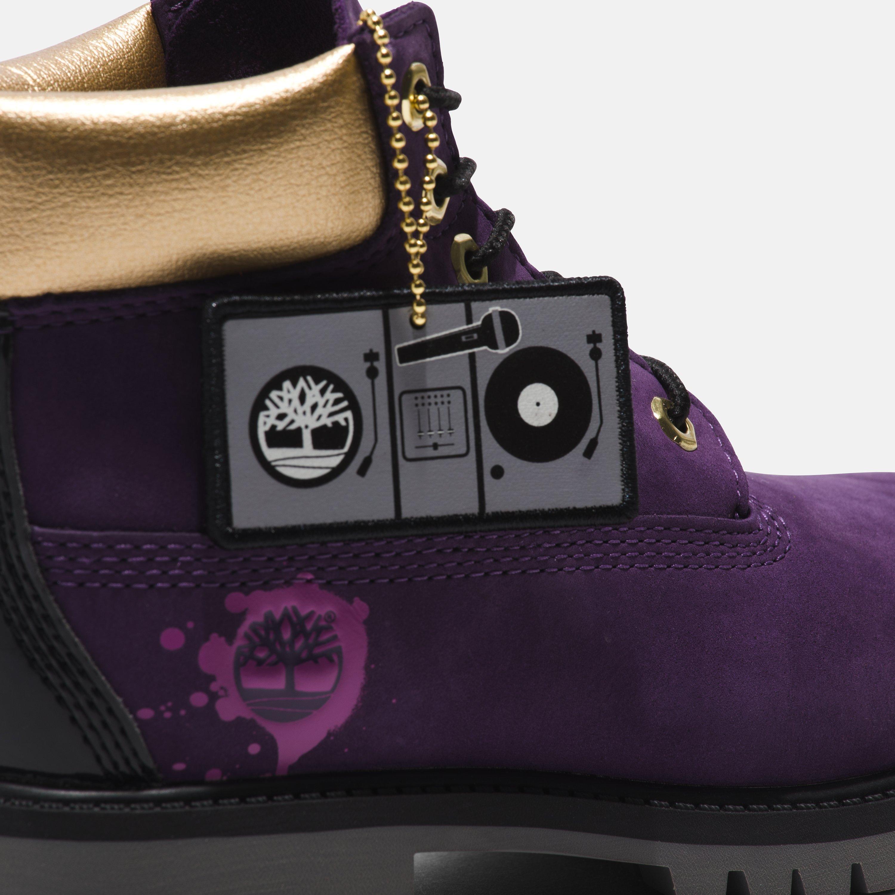 Timberland 6-Inch Premium Toddler Kids' "Dark Purple" Boot