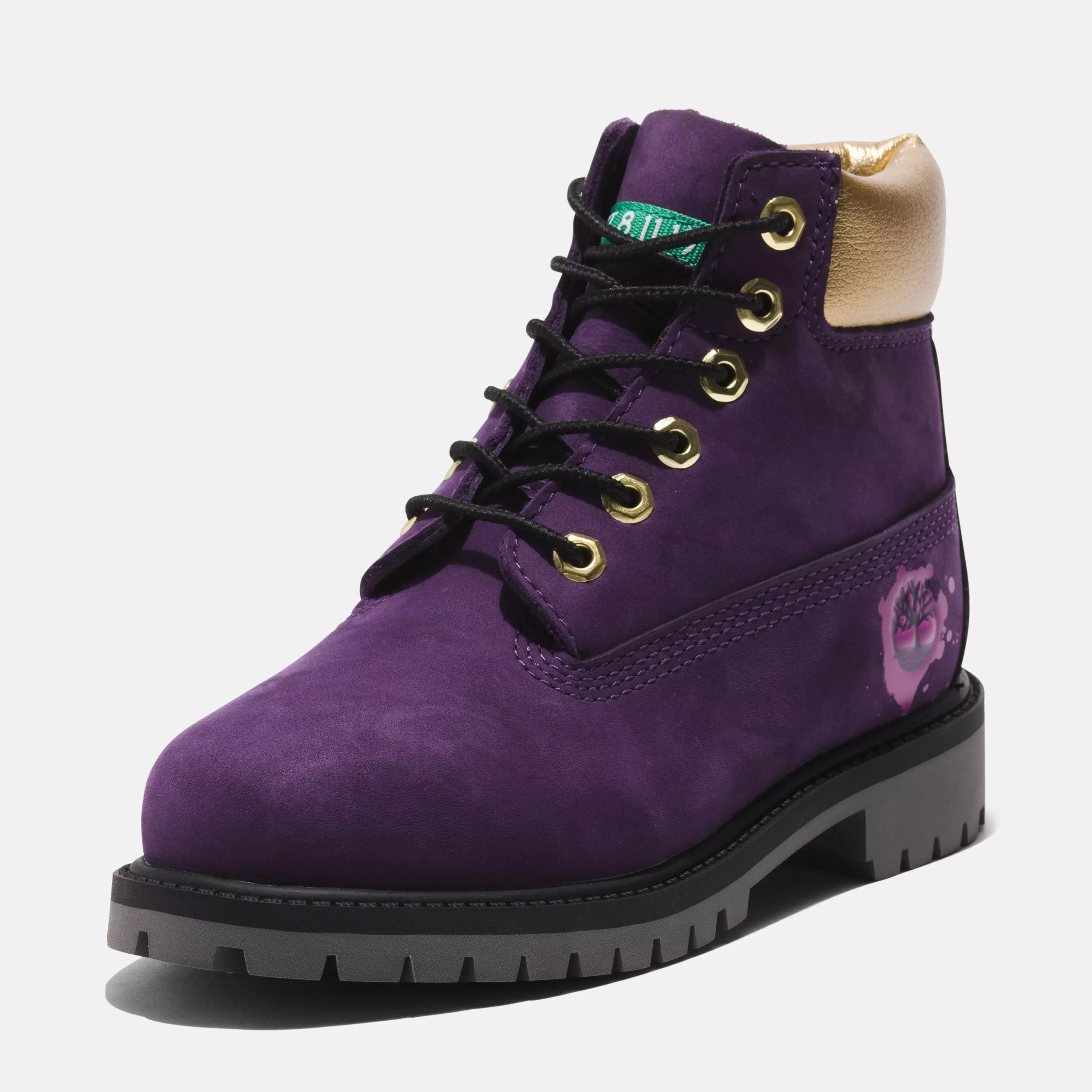 Timberland 6-Inch Premium "Dark Purple" Toddler Kids' Boot - Dark Purple