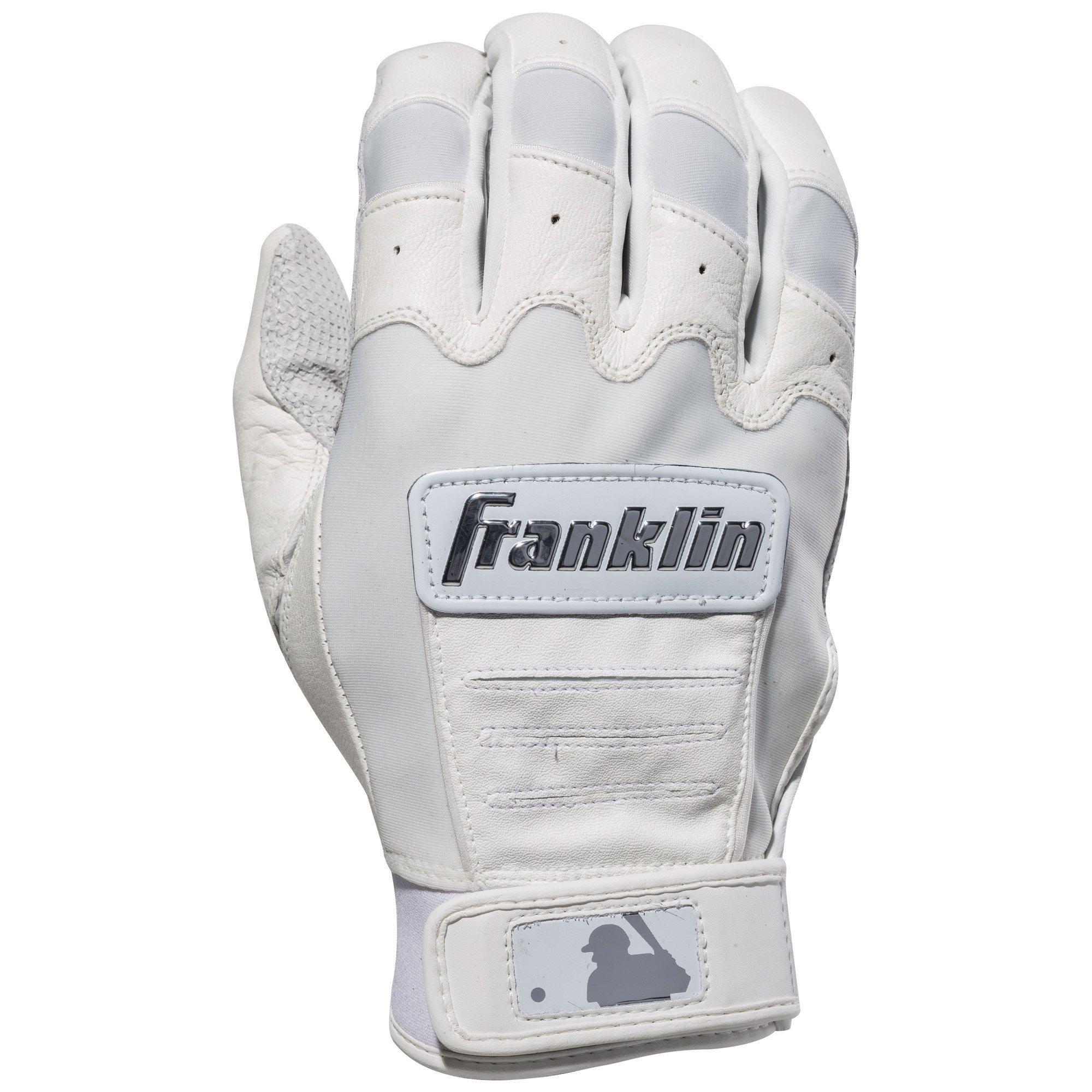 Franklin MLB Adult CFX Baseball Batting Gloves - White