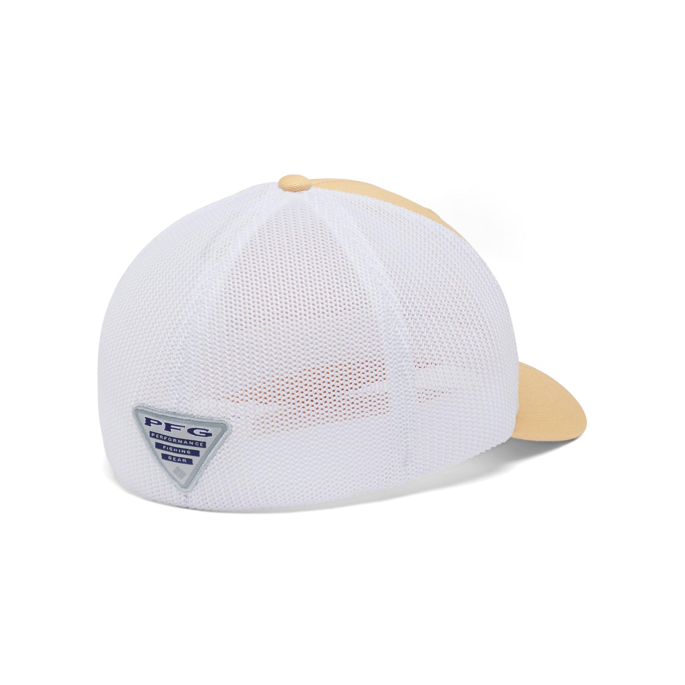 Columbia PFG Fish Flag Mesh FlexFit Hat - Cocoa Butter Yellow - YELLOW Thumbnail View 2