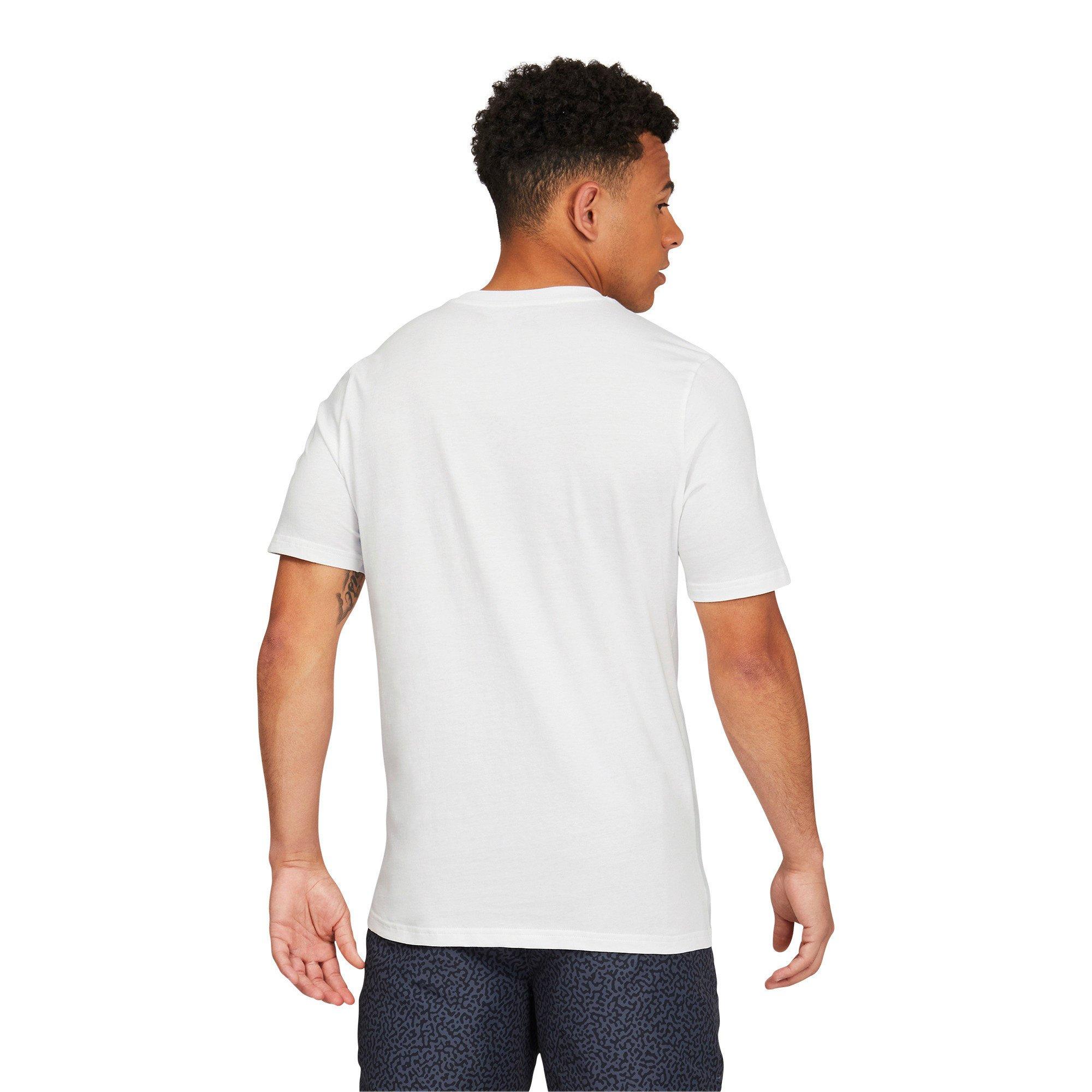 PUMA Men's Classic Daytona Big Logo Tee - White - WHITE Thumbnail View 2