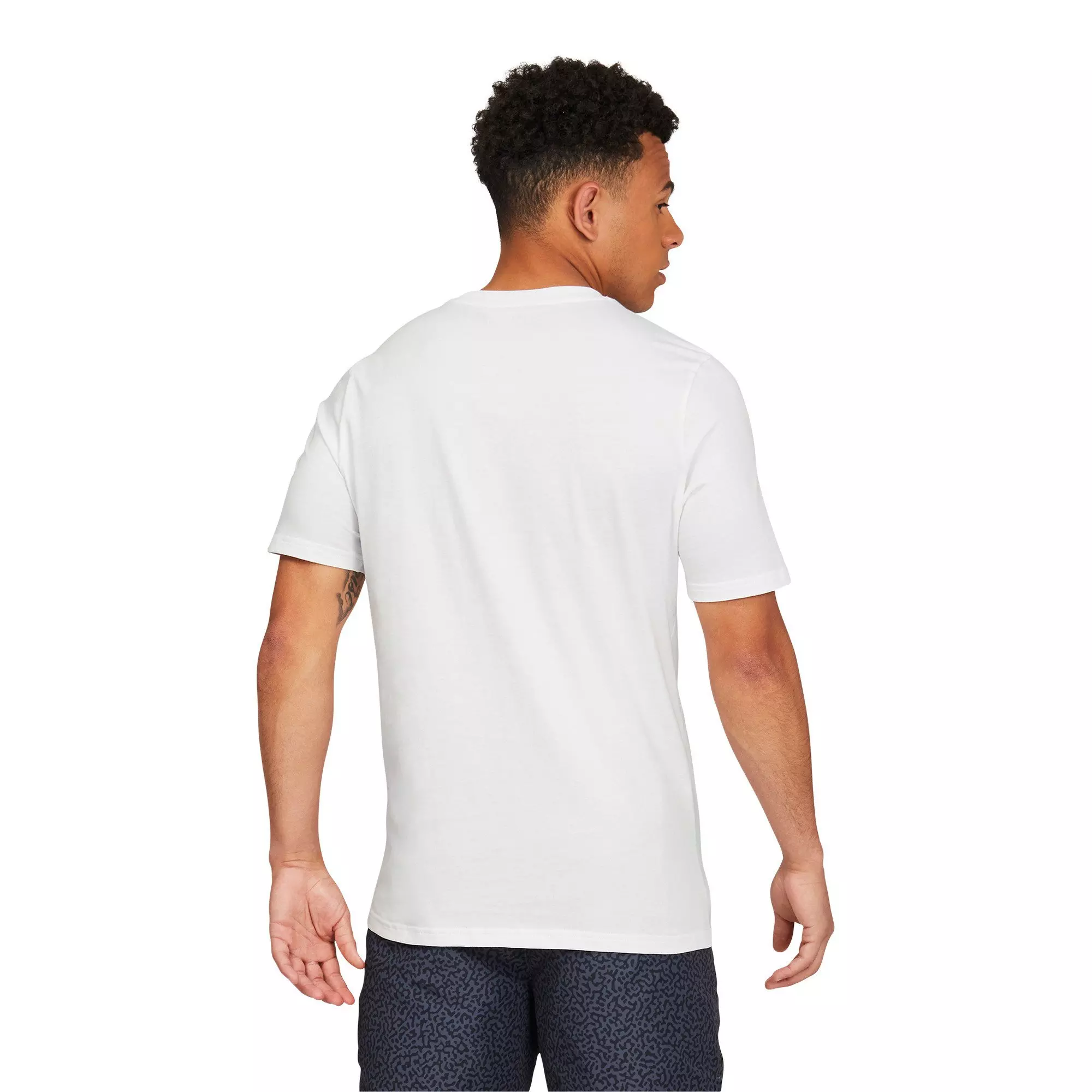 PUMA Men's Classic Daytona Big Logo Tee - White - WHITE