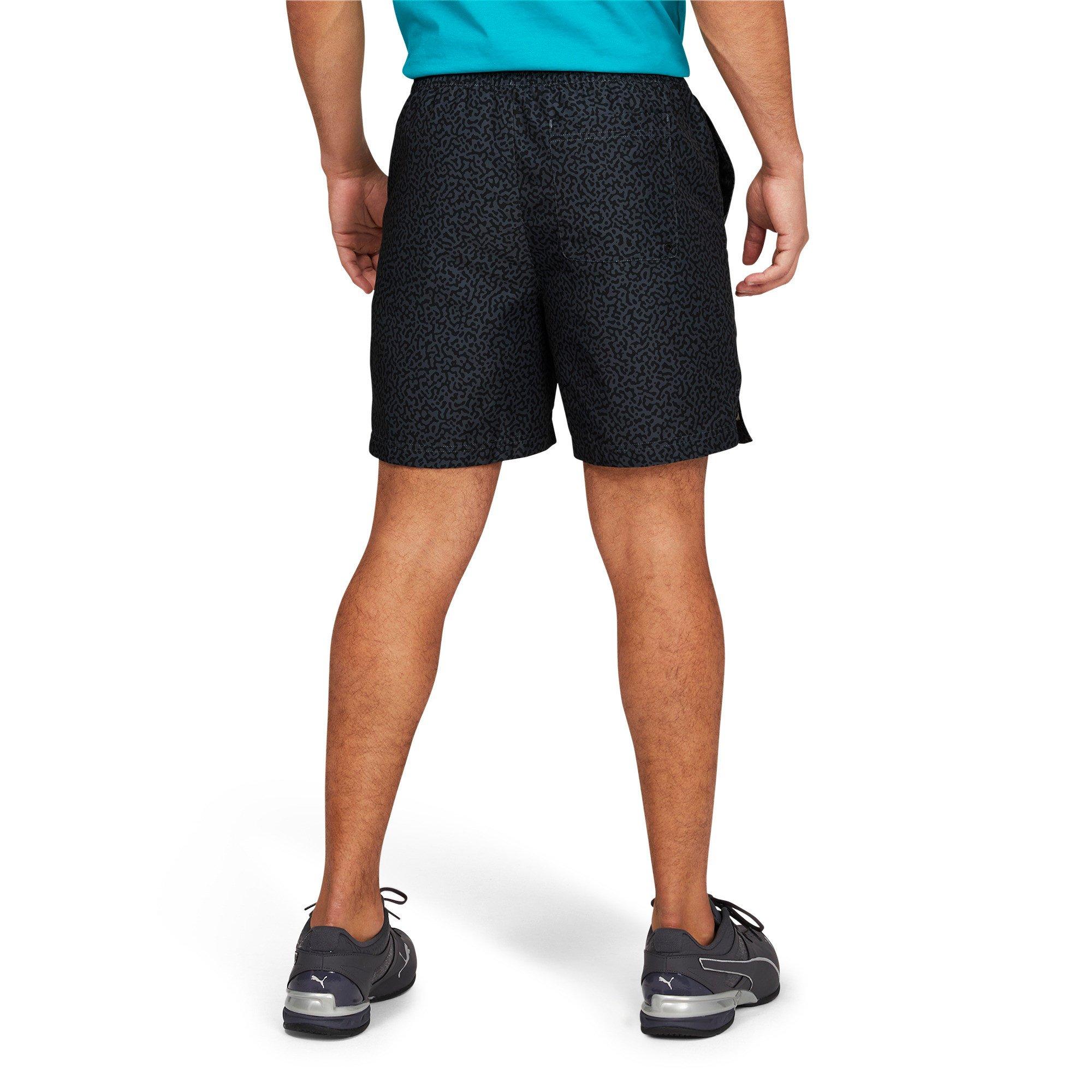 PUMA Men's Classics Daytona Woven 6" Shorts - BLACK Thumbnail View 1