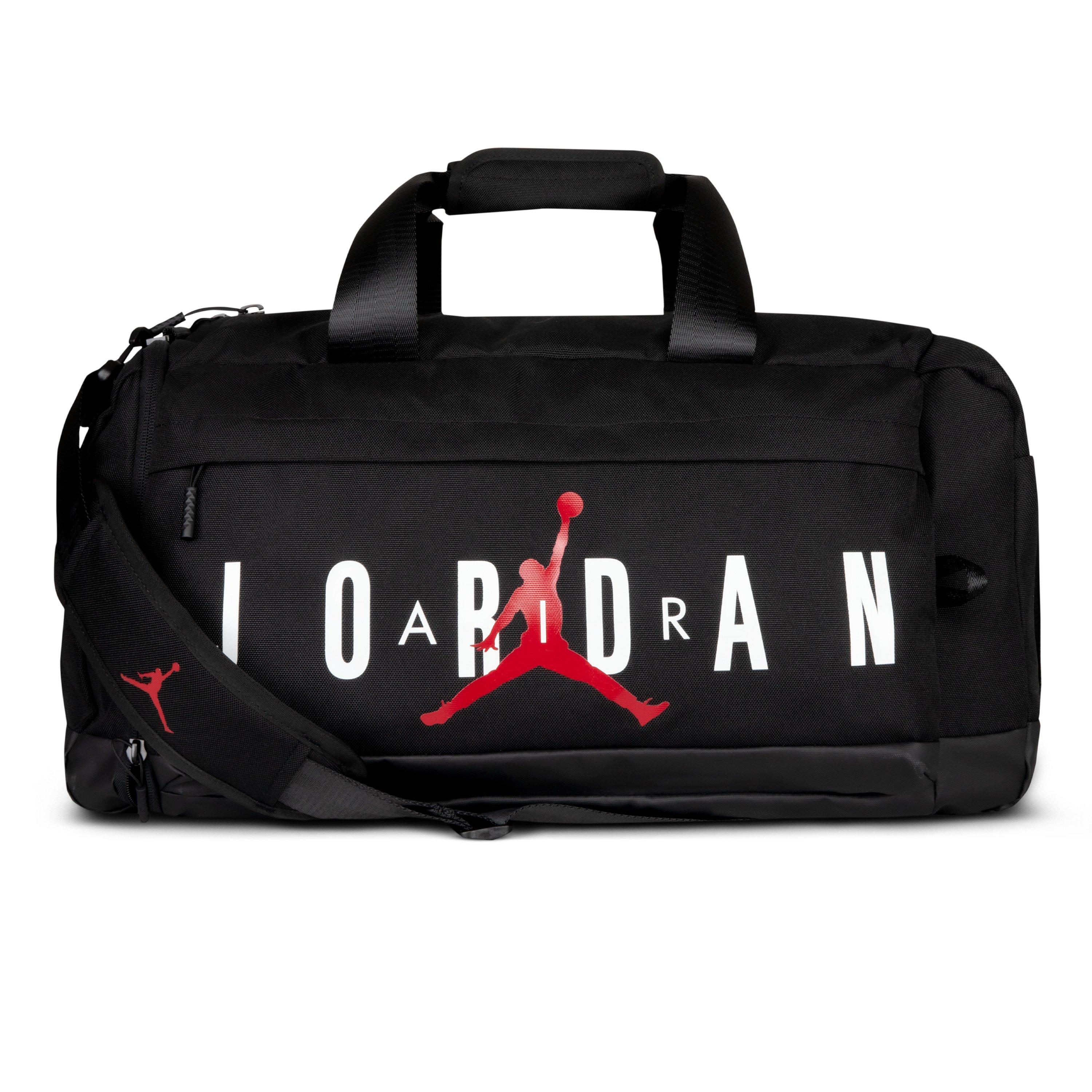 Jordan Kids' Air Lunch Bag and Backpack in Black/Black | 100% Polyester