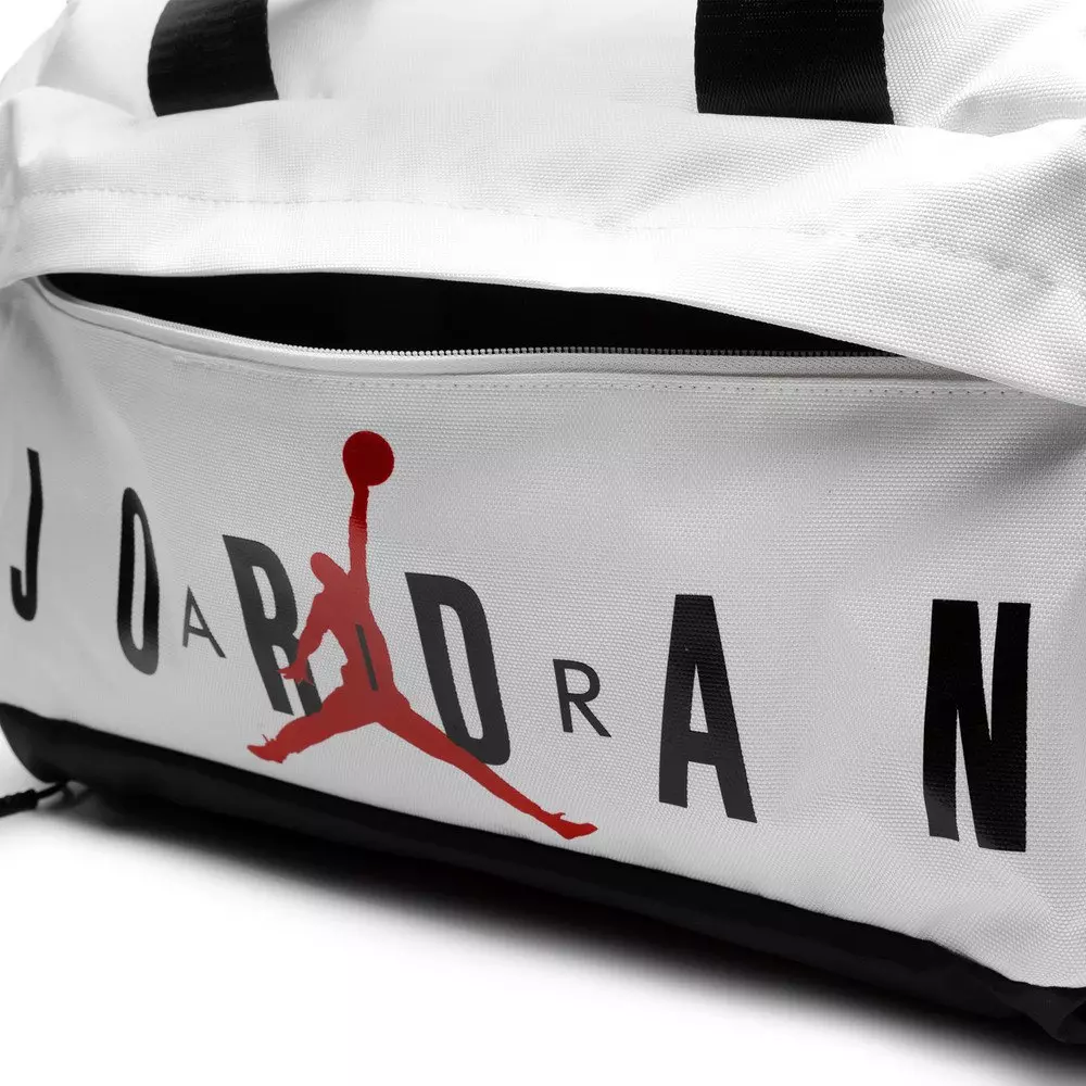 Jordan JAN Air Jordan Small Duffle Bag - WHITE