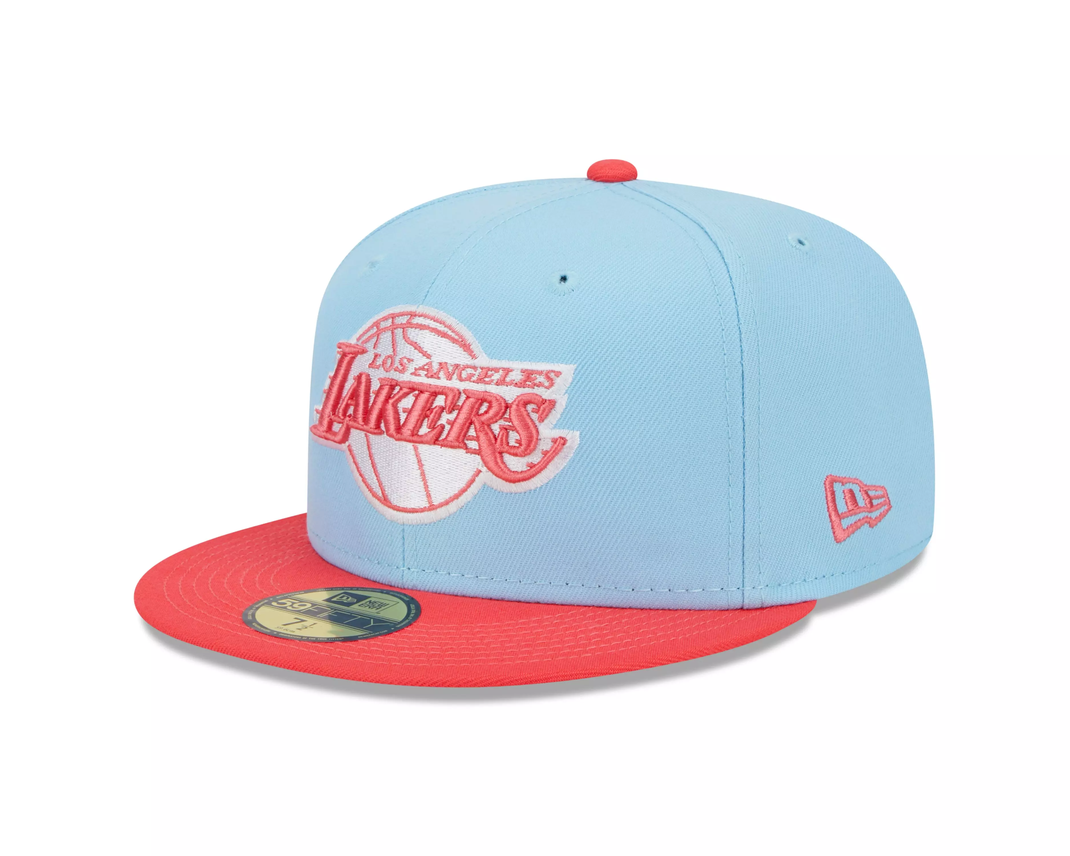 New Era Los Angeles Lakers 2-Tone Color Pack 59FIFTY Fitted Hat - WHITE/BLUE