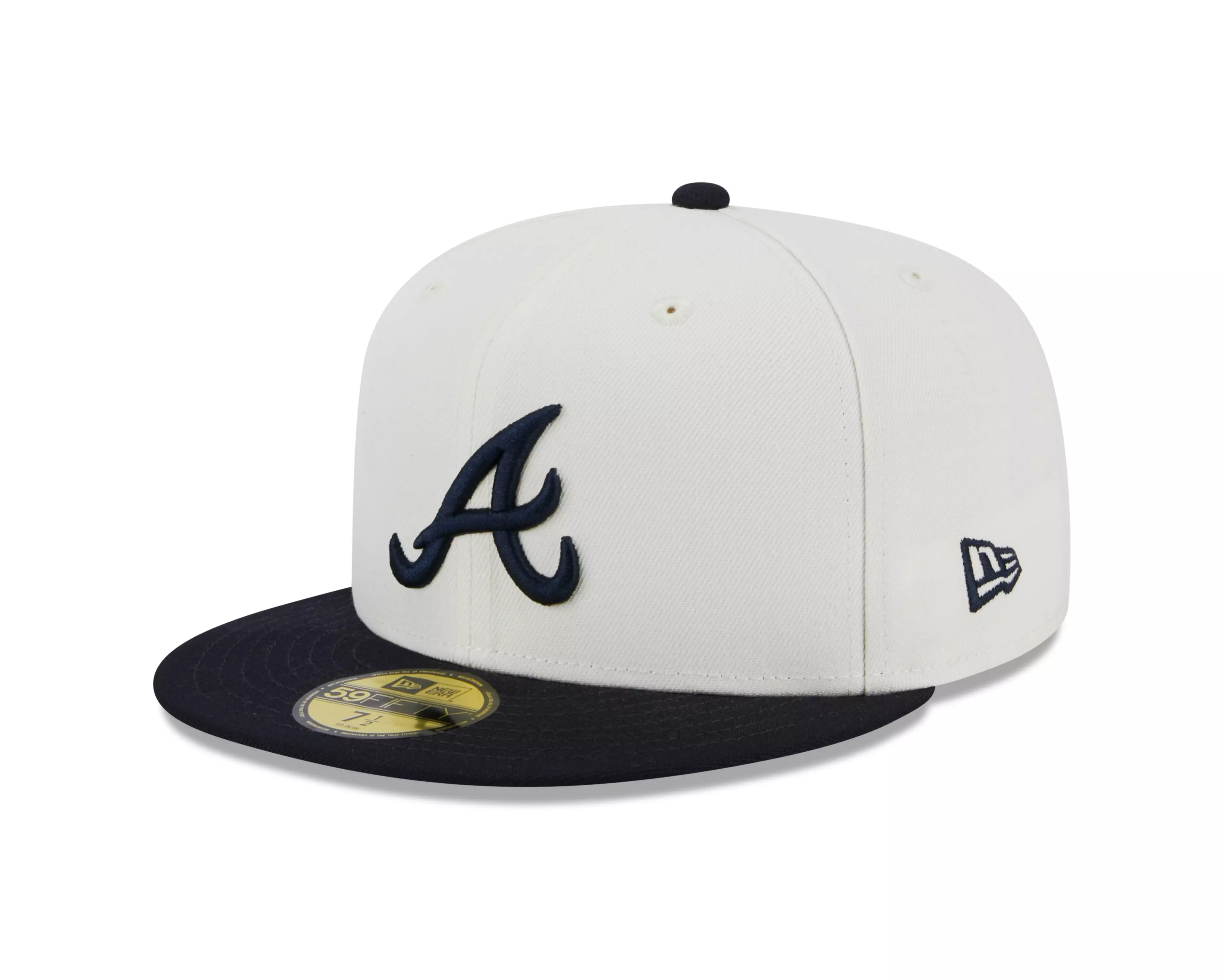 New Era Atlanta Braves Retro 59FIFTY Fitted Hat - NAVY