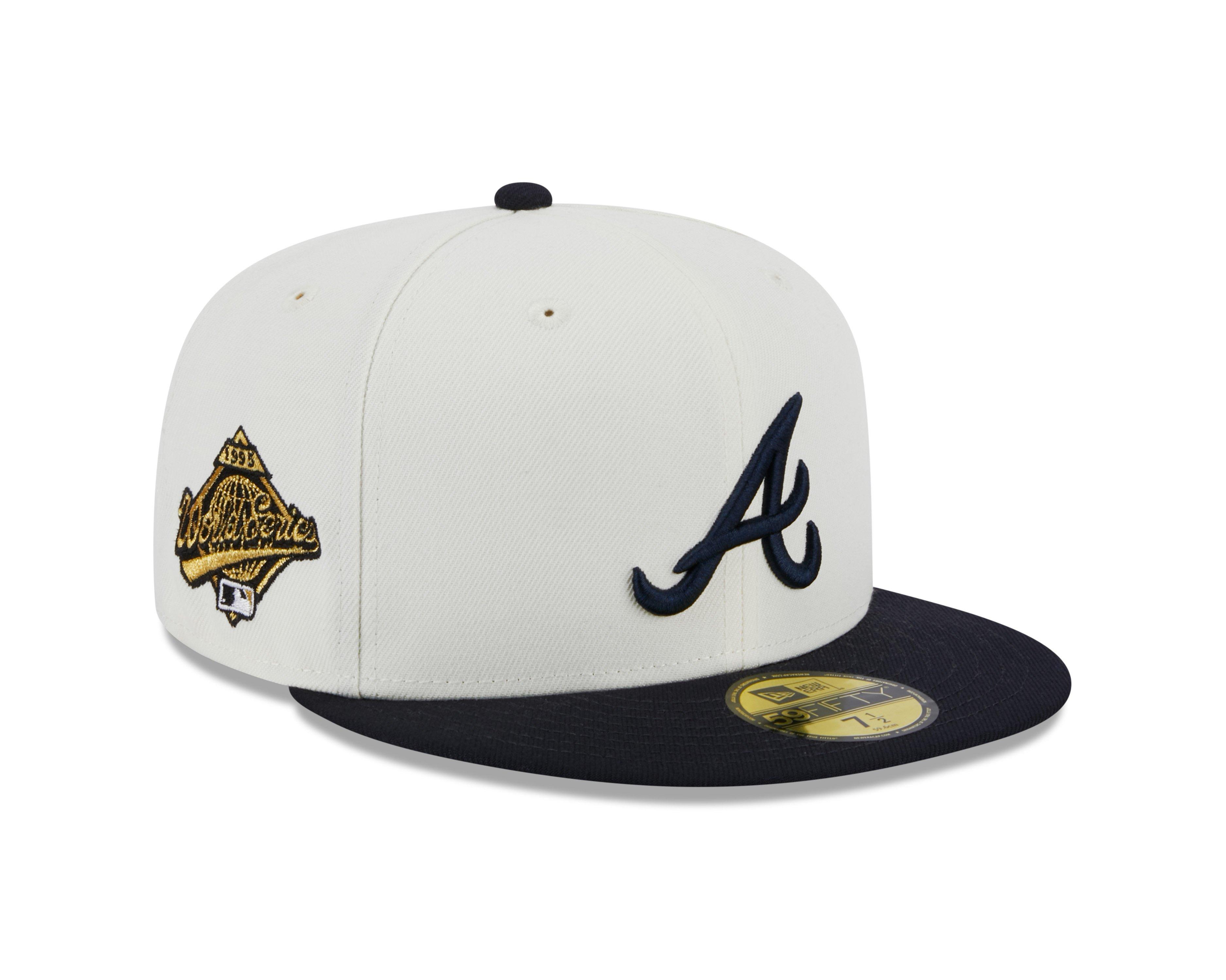 New Era Atlanta Braves 59FIFTY Basic Black Fitted Hat - Hibbett