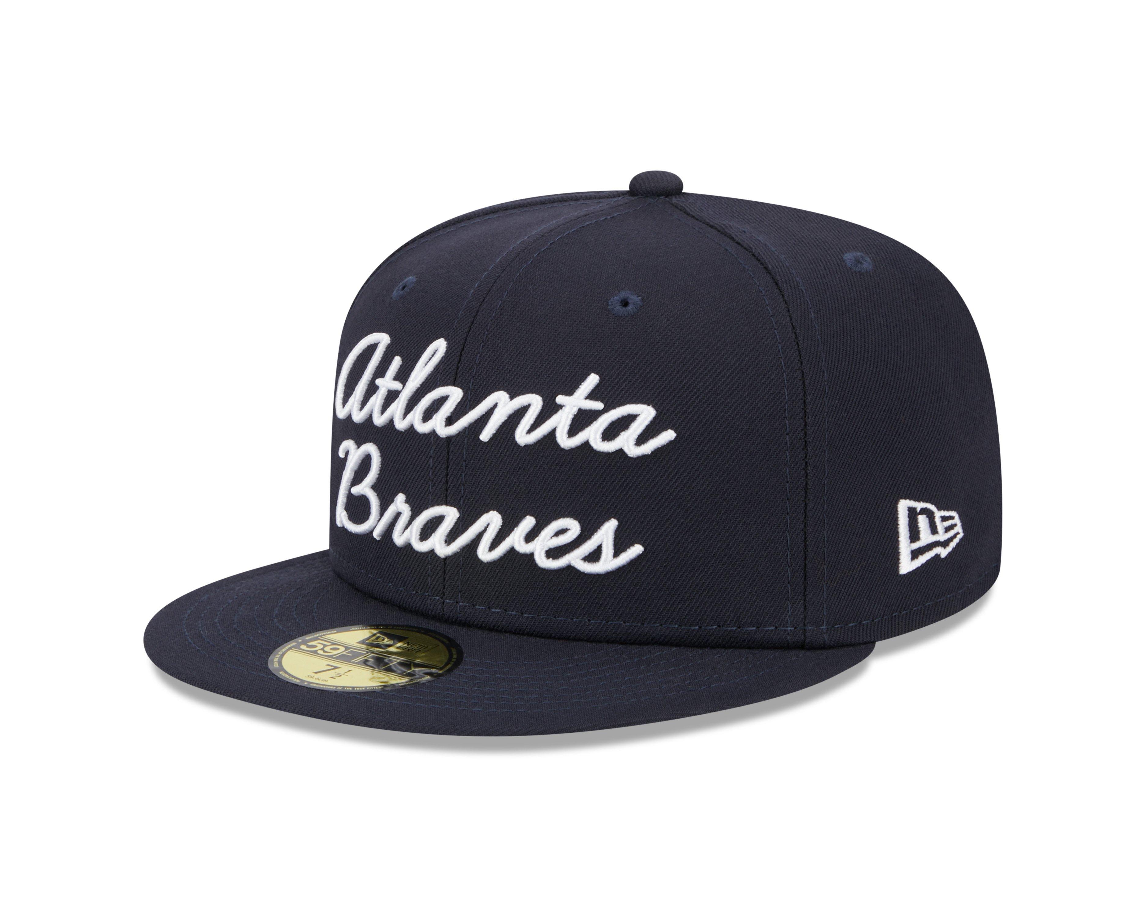 Atlanta Braves Retro Jersey Script 59FIFTY Fitted