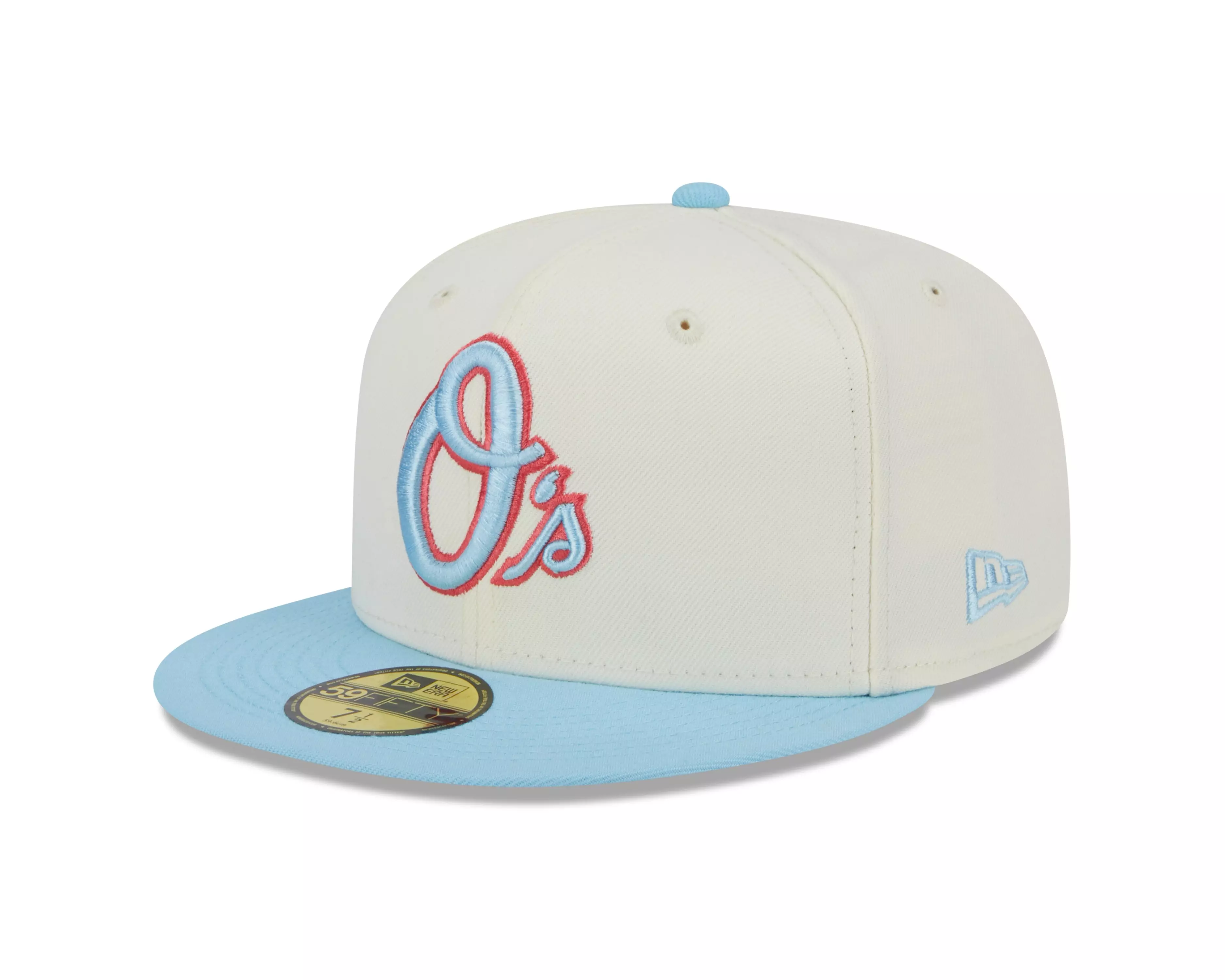 New Era Baltimore Orioles Alternate 2-Tone Color Pack 59FIFTY Fitted Hat - WHITE/BLUE