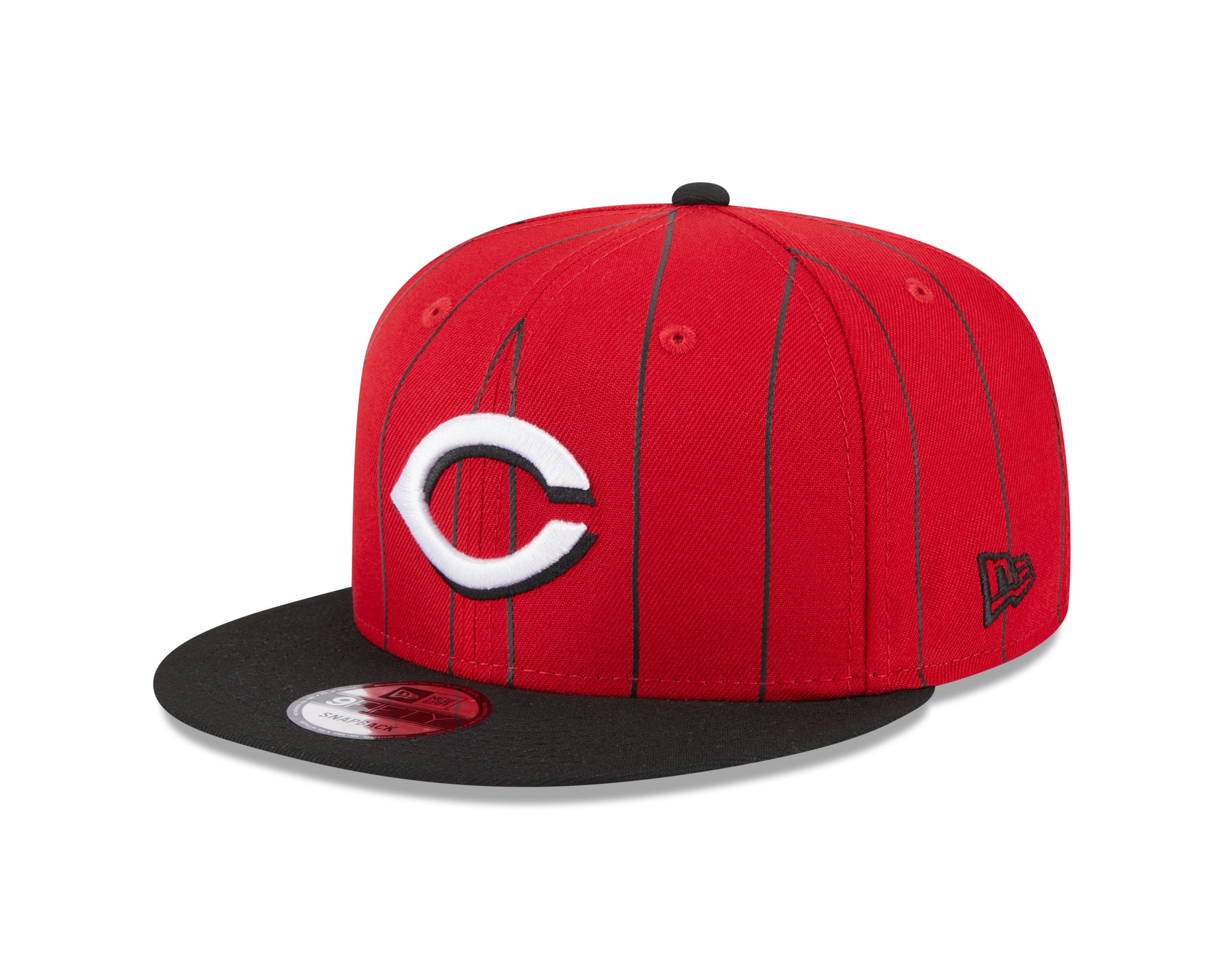 Men's Cincinnati Reds New Era White Vintage 9FIFTY Snapback Hat