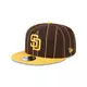 New Era San Diego Padres Vintage 9FIFTY Snapback Hat - BROWN Thumbnail View 1