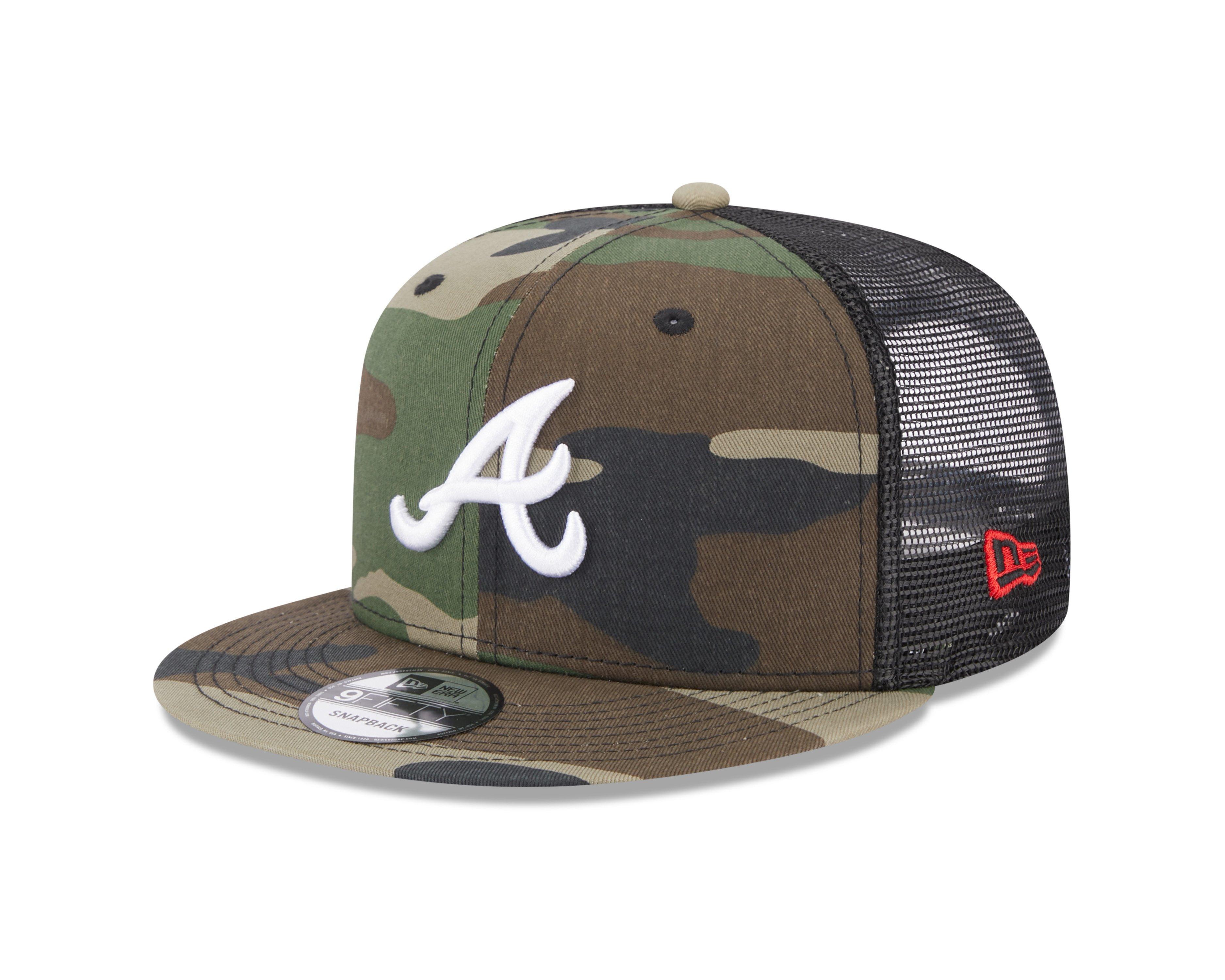 New Era Atlanta Braves Camo Classic Trucker 9FIFTY Snapback Hat