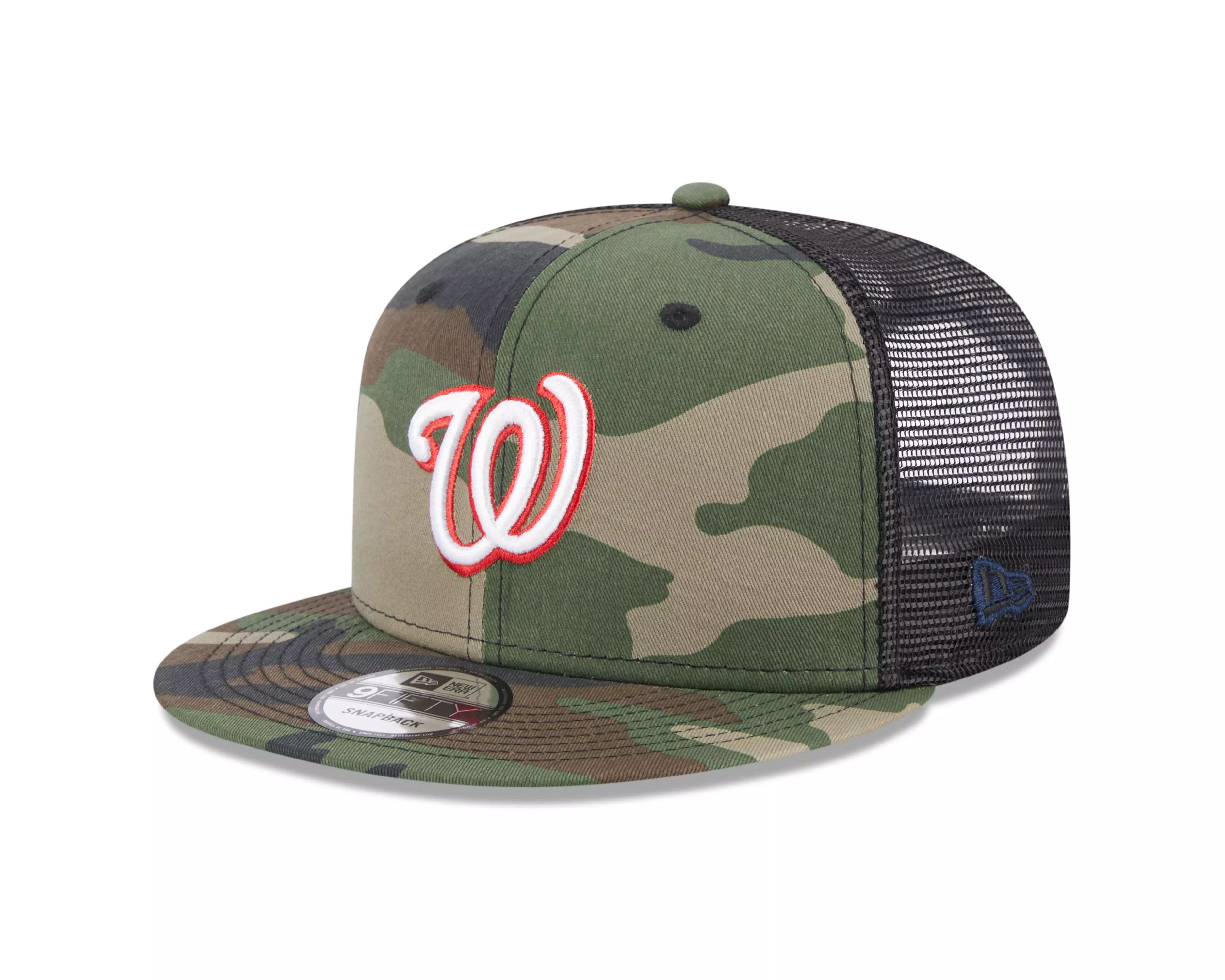 New Era Washington Nationals Camo Classic Trucker 9FIFTY Snapback Hat - CAMOUFLAGE