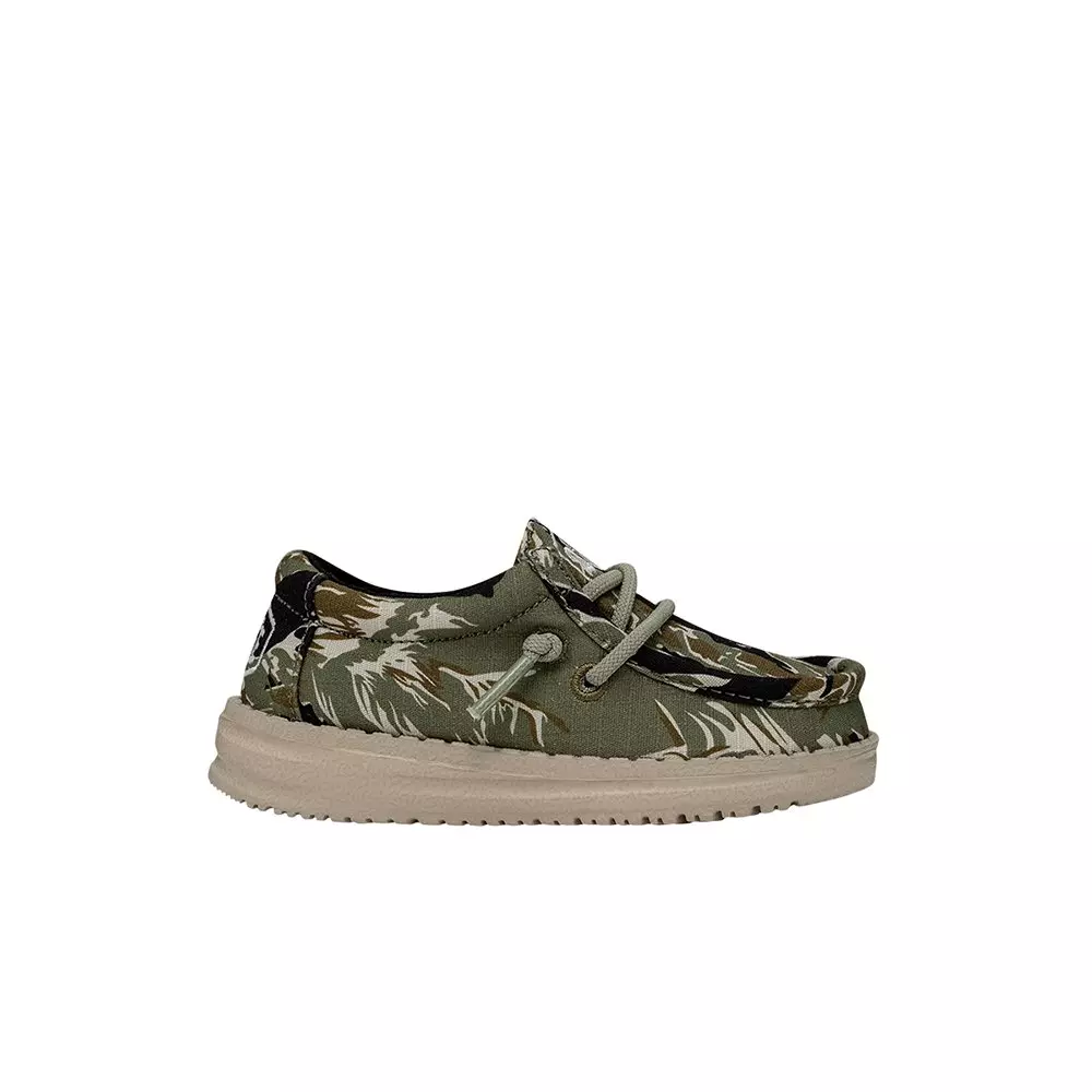 Hey Dude Wally Ripstop "Camouflage" Toddler Boys' Shoe - CAMOUFLAGE