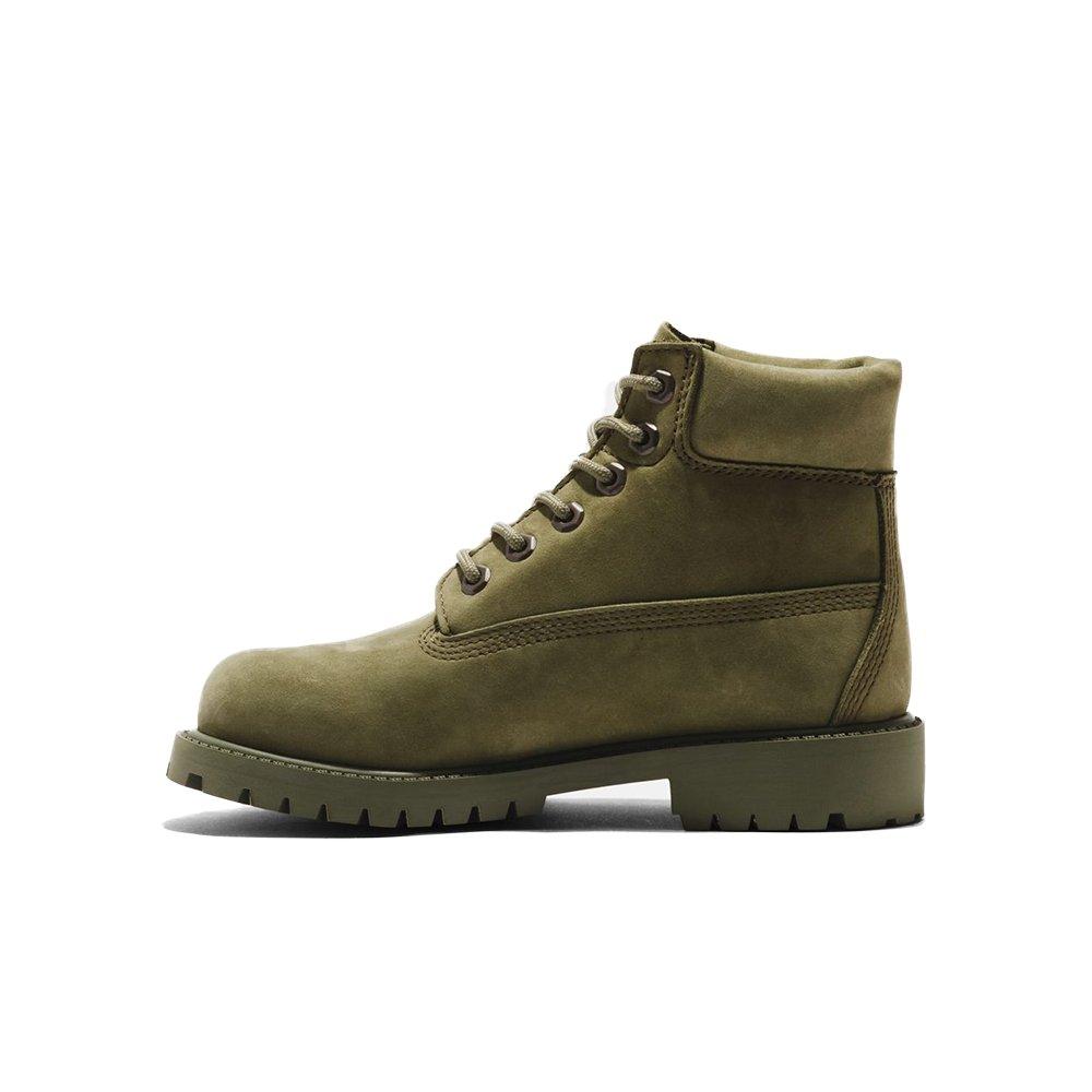 Timberland 6" Premium Grade School Boys' "Dark Green Nubuck" Boot