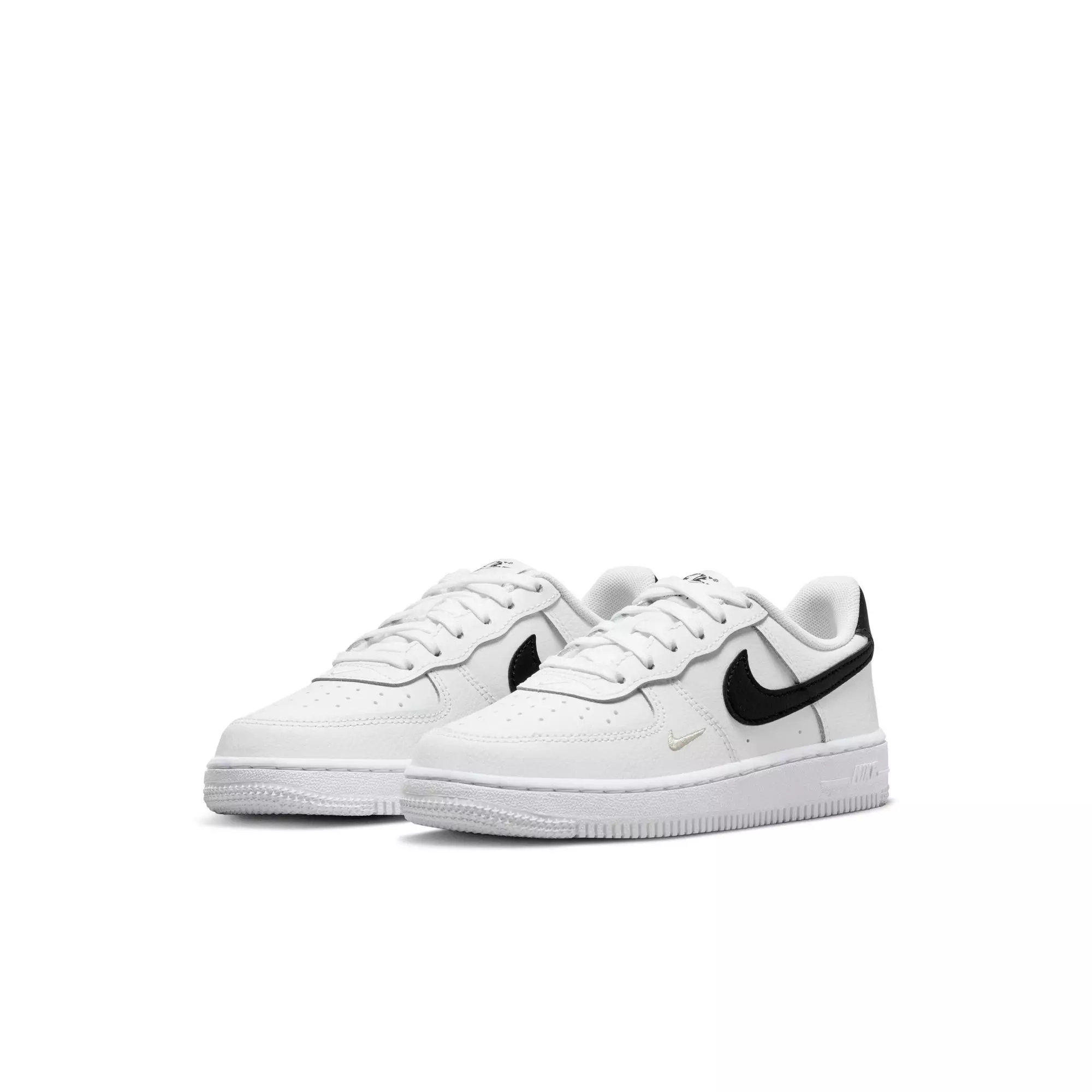 Nike Force 1 Low SE "40th" Preschool Kids' Shoe - WHITE/BLACK