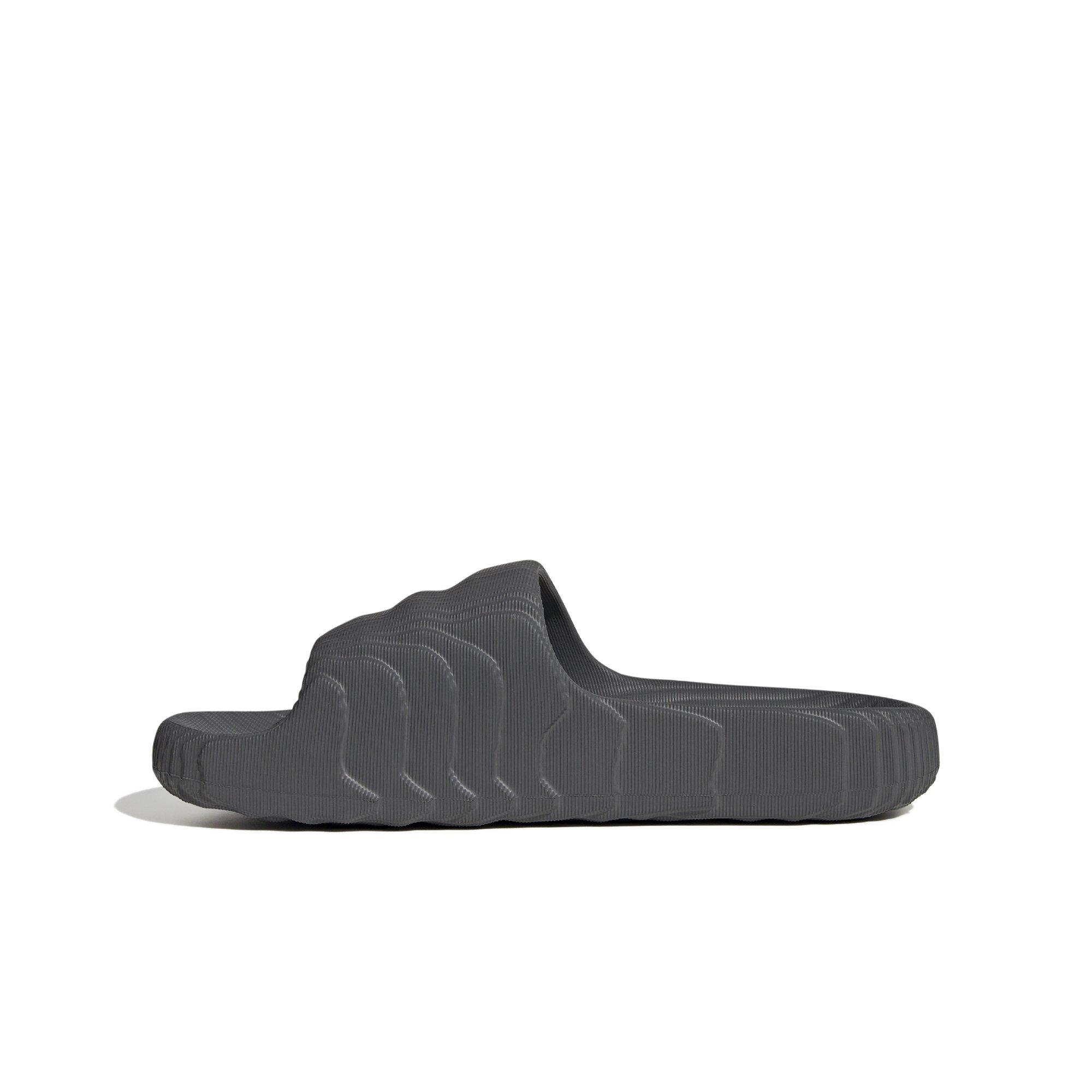 adidas Adilette 22 Grade School Boys' "Dark Grey" Slide