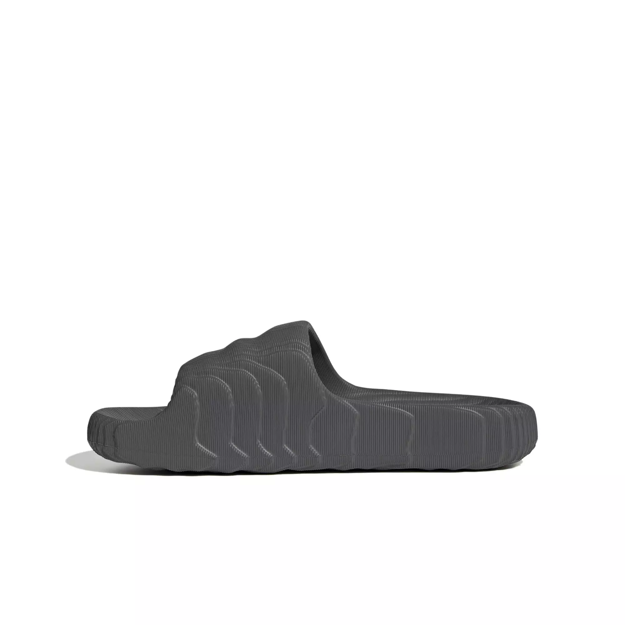 adidas Adilette 22 "Dark Grey" Grade School Boys' Slide - GREY