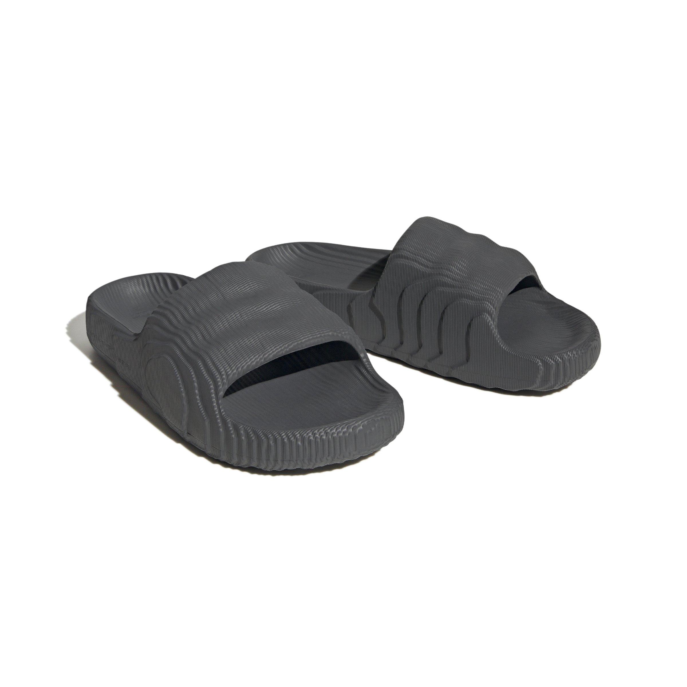 adidas Adilette 22 Grade School Boys' "Dark Grey" Slide