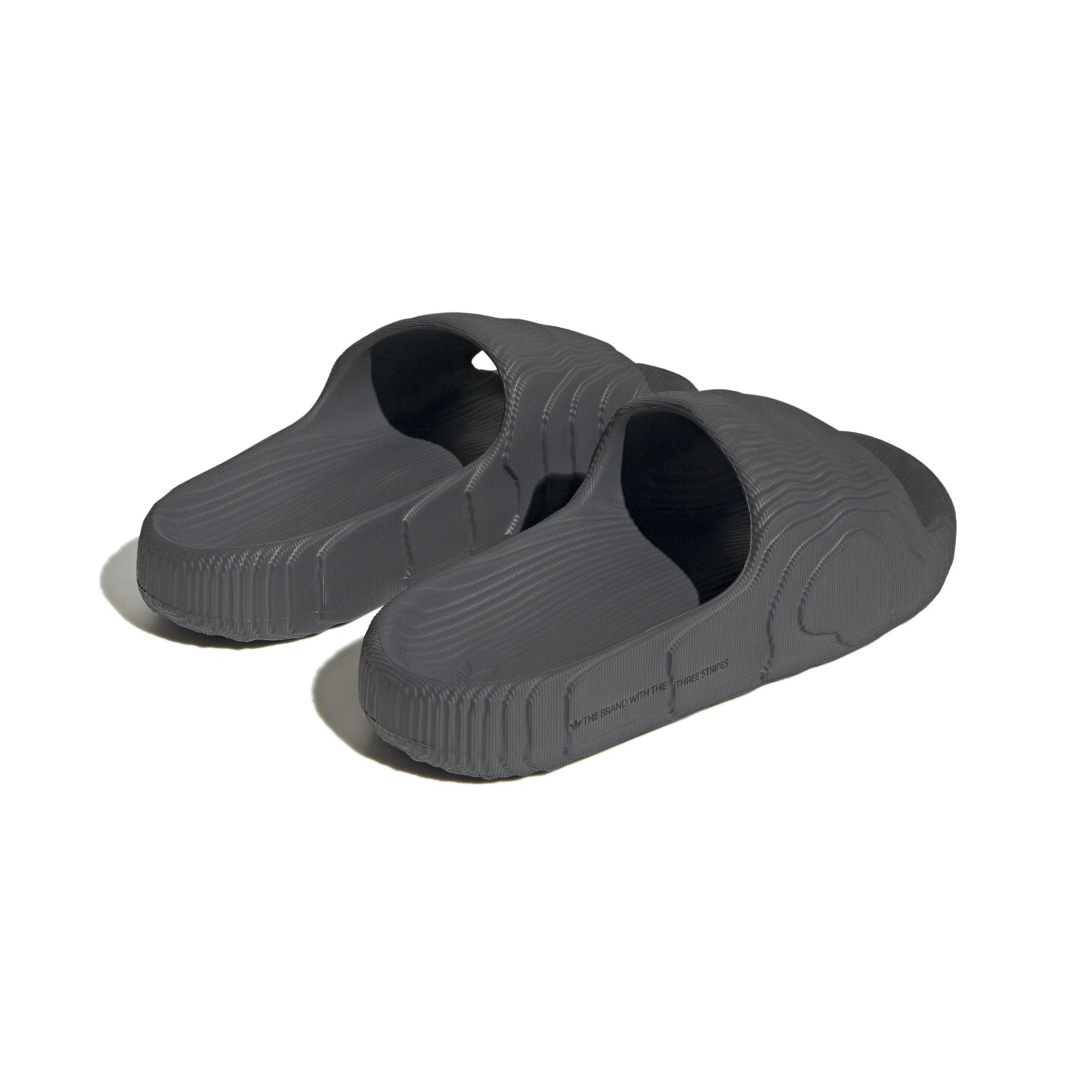 adidas Adilette 22 Grade School Boys' "Dark Grey" Slide