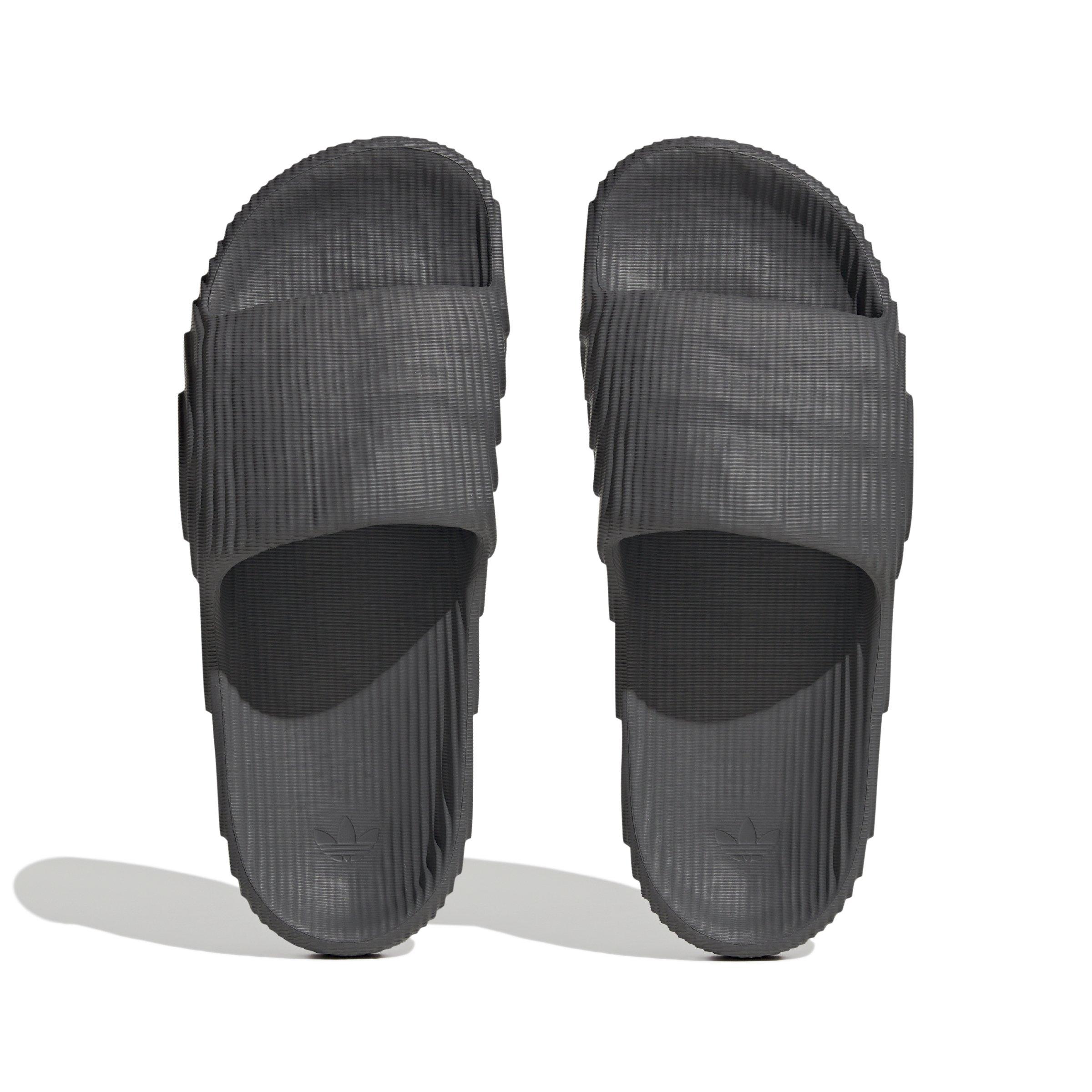 adidas Adilette 22 Grade School Boys' "Dark Grey" Slide