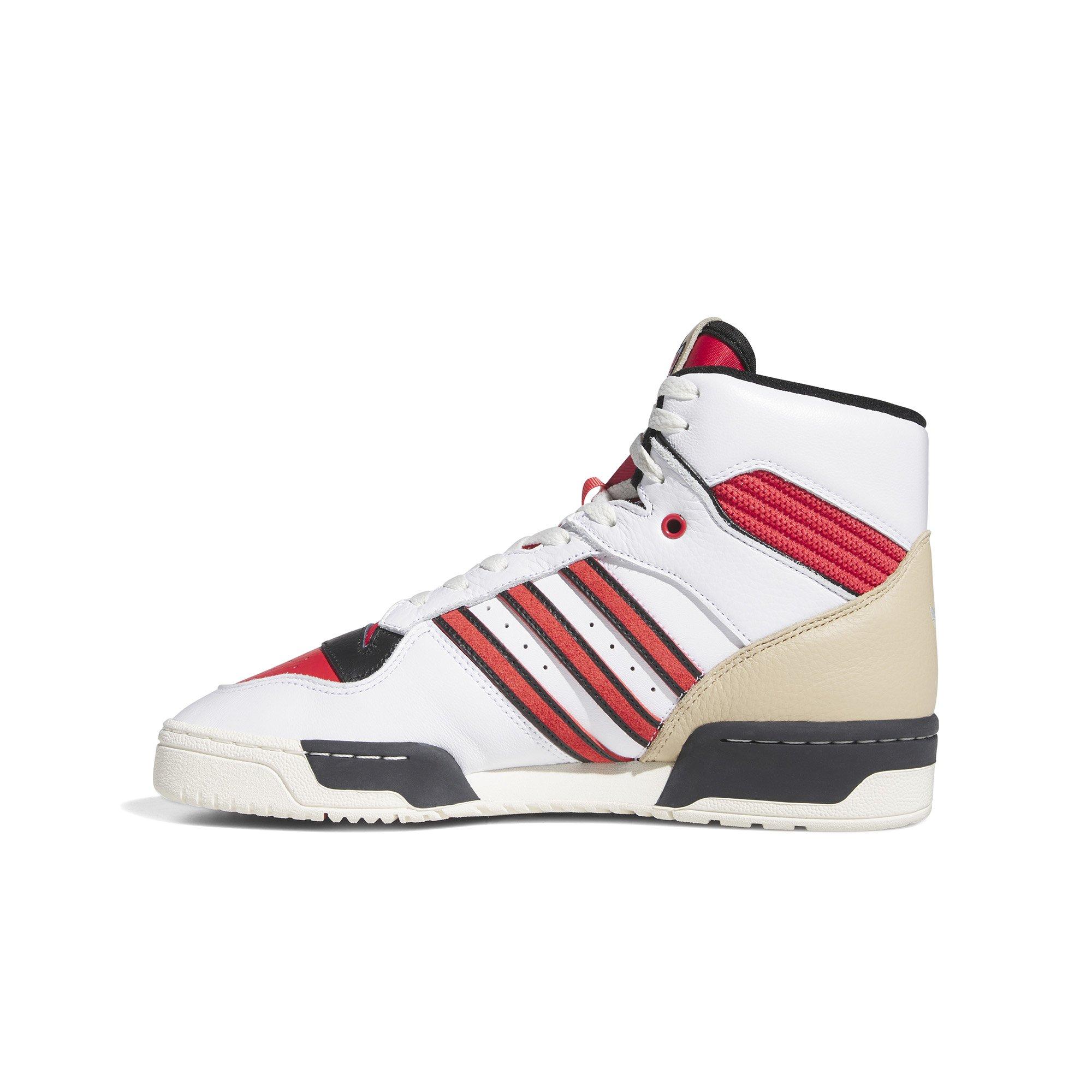 adidas Rivalry Hi  Grade School Boys' "Ftwr White/Red/Core Black" Shoe