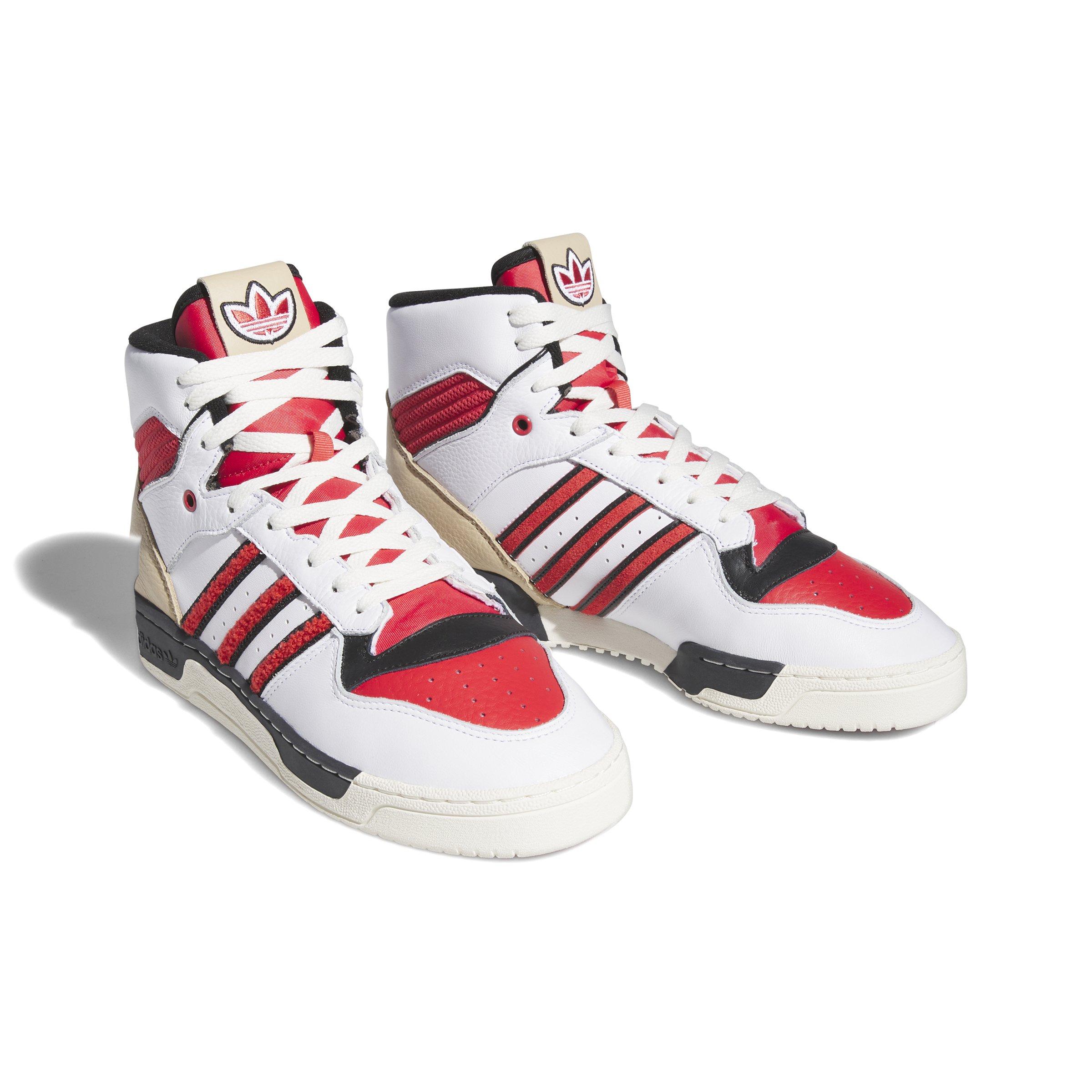adidas Rivalry Hi  Grade School Boys' "Ftwr White/Red/Core Black" Shoe