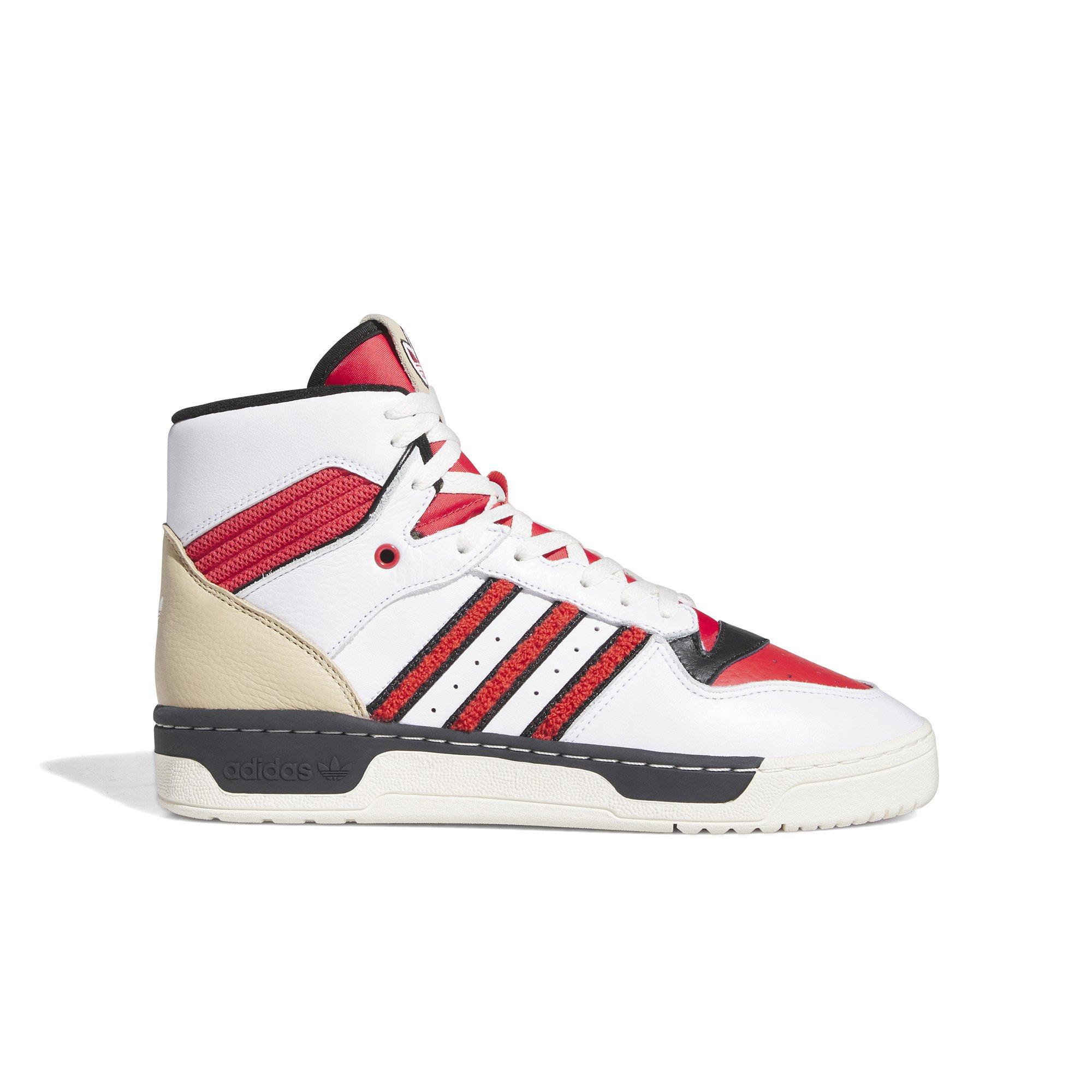 adidas Rivalry Hi  Grade School Boys' "Ftwr White/Red/Core Black" Shoe