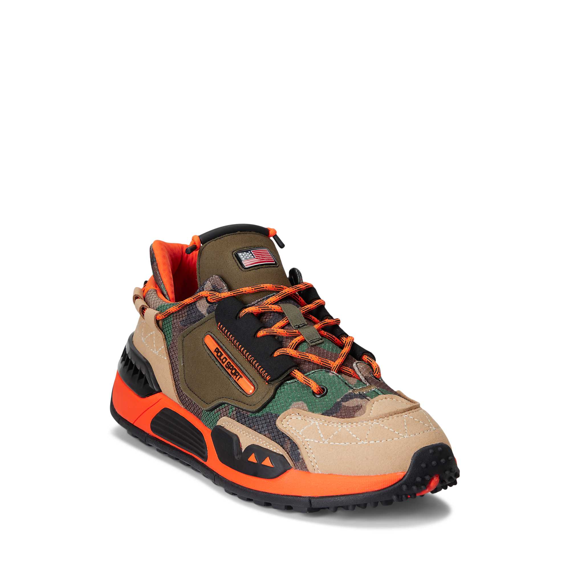 Polo Lauren "Camo/Tan/Orange" Men's Shoe - Hibbett City Gear