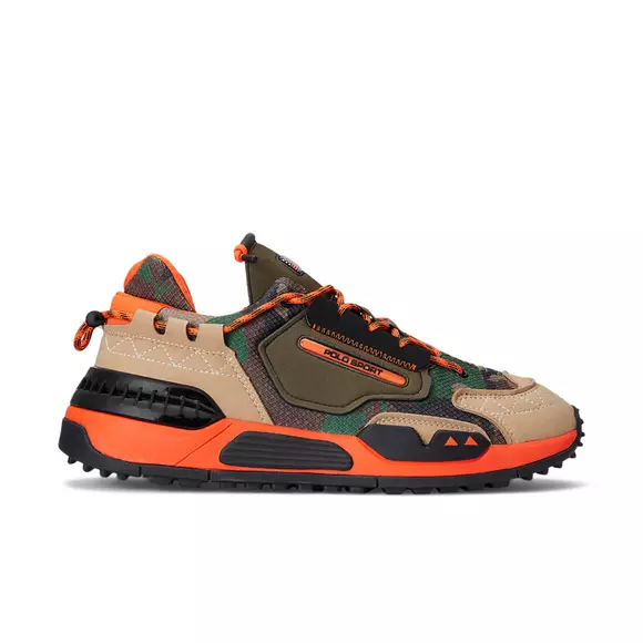 Dyrt Håndværker Soldat Polo Ralph Lauren PS200 "Camo/Tan/Orange" Men's Shoe