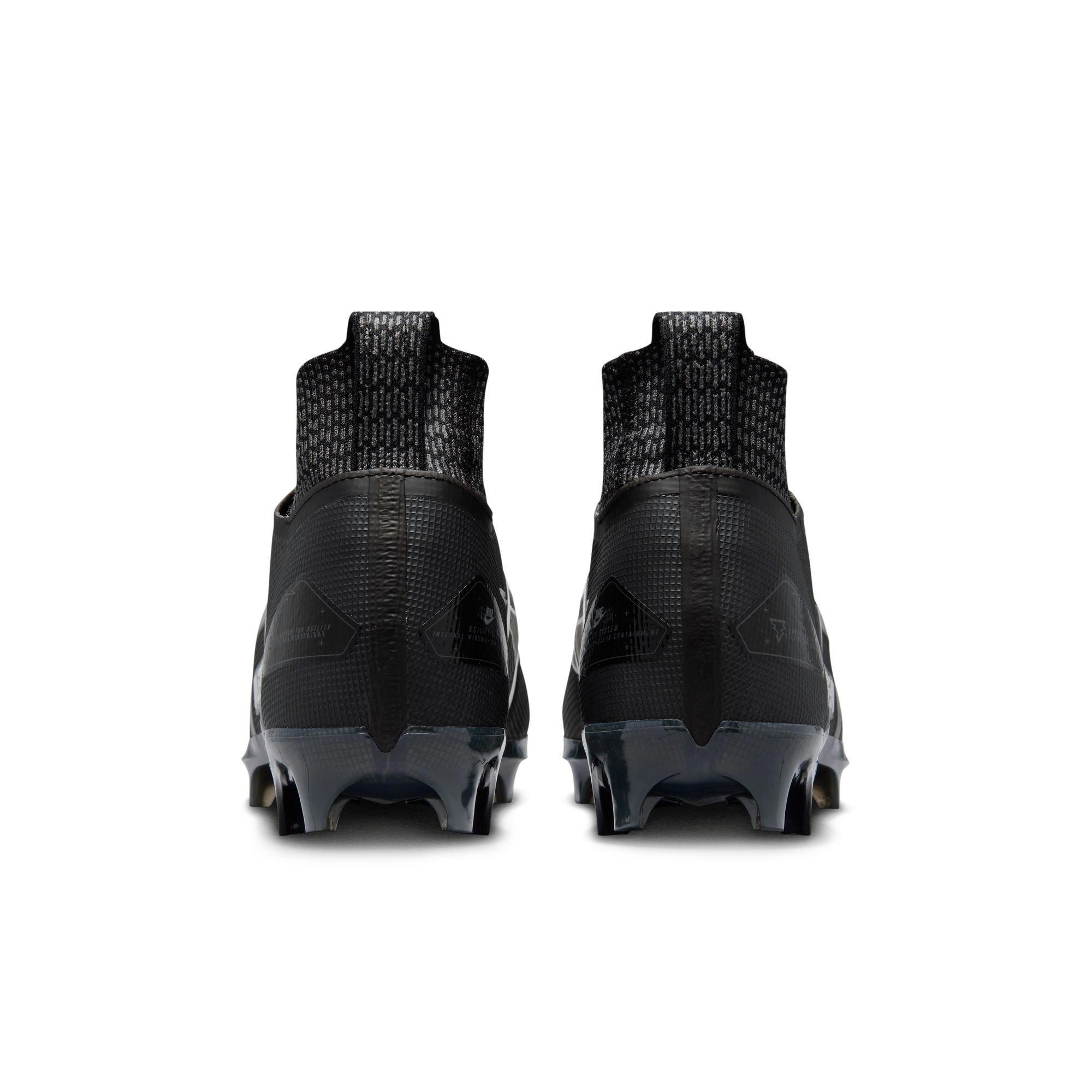 Nike Alpha Menace Elite 3 "Black/White/Iron Grey" Men's Football Cleat - BLACK/WHITE Thumbnail View 5