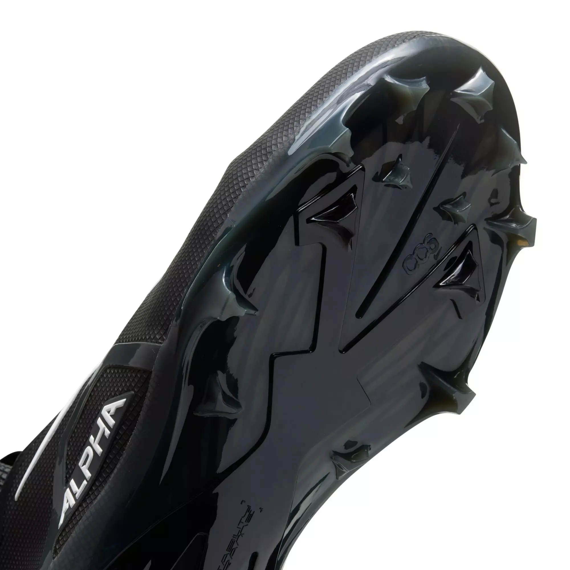 Nike Alpha Menace Elite 3 "Black/White/Iron Grey" Men's Football Cleat - BLACK/WHITE