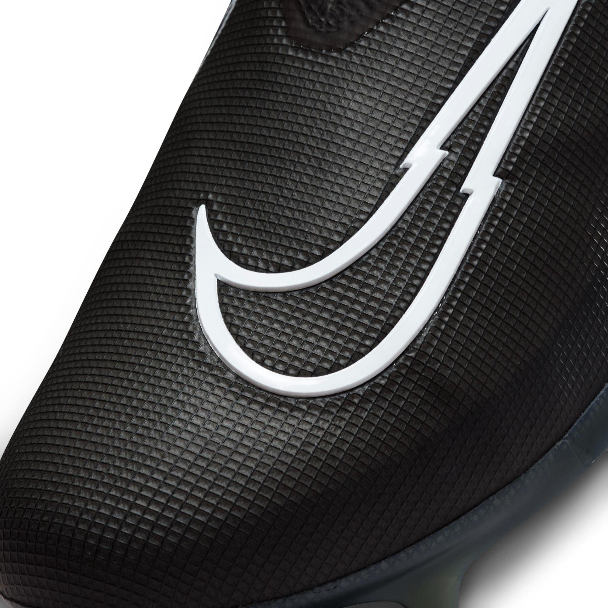 Nike Alpha Menace Elite 3 "Black/White/Iron Grey" Men's Football Cleat - BLACK/WHITE Thumbnail View 10