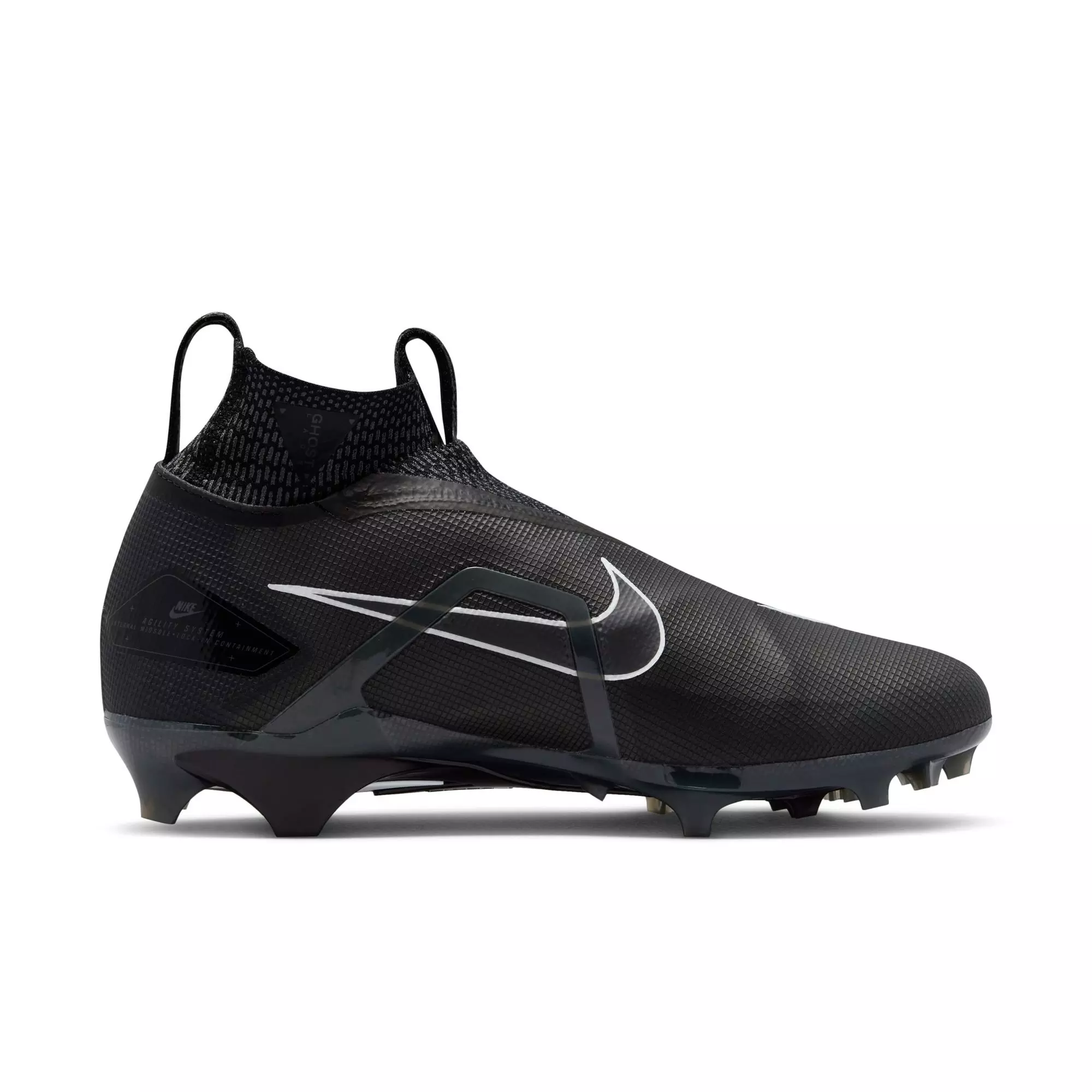 Nike Alpha Menace Elite 3 "Black/White/Iron Grey" Men's Football Cleat - BLACK/WHITE