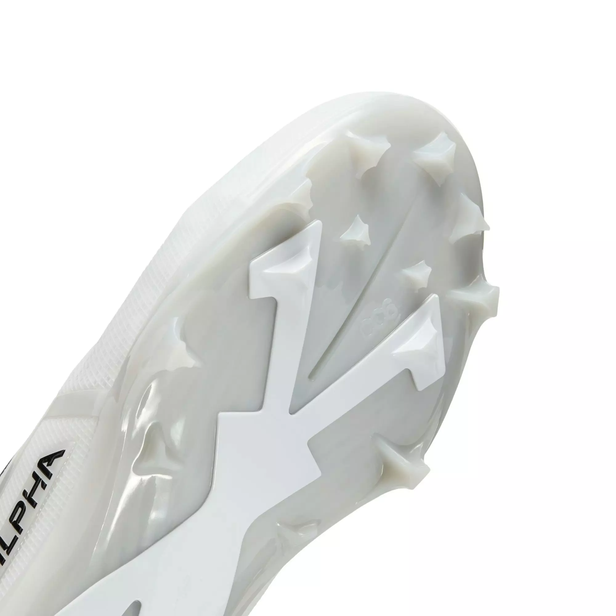 Nike Alpha Menace Elite 3 "White/Black/Pure Platinum" Men's Football Cleat - WHITE/BLACK