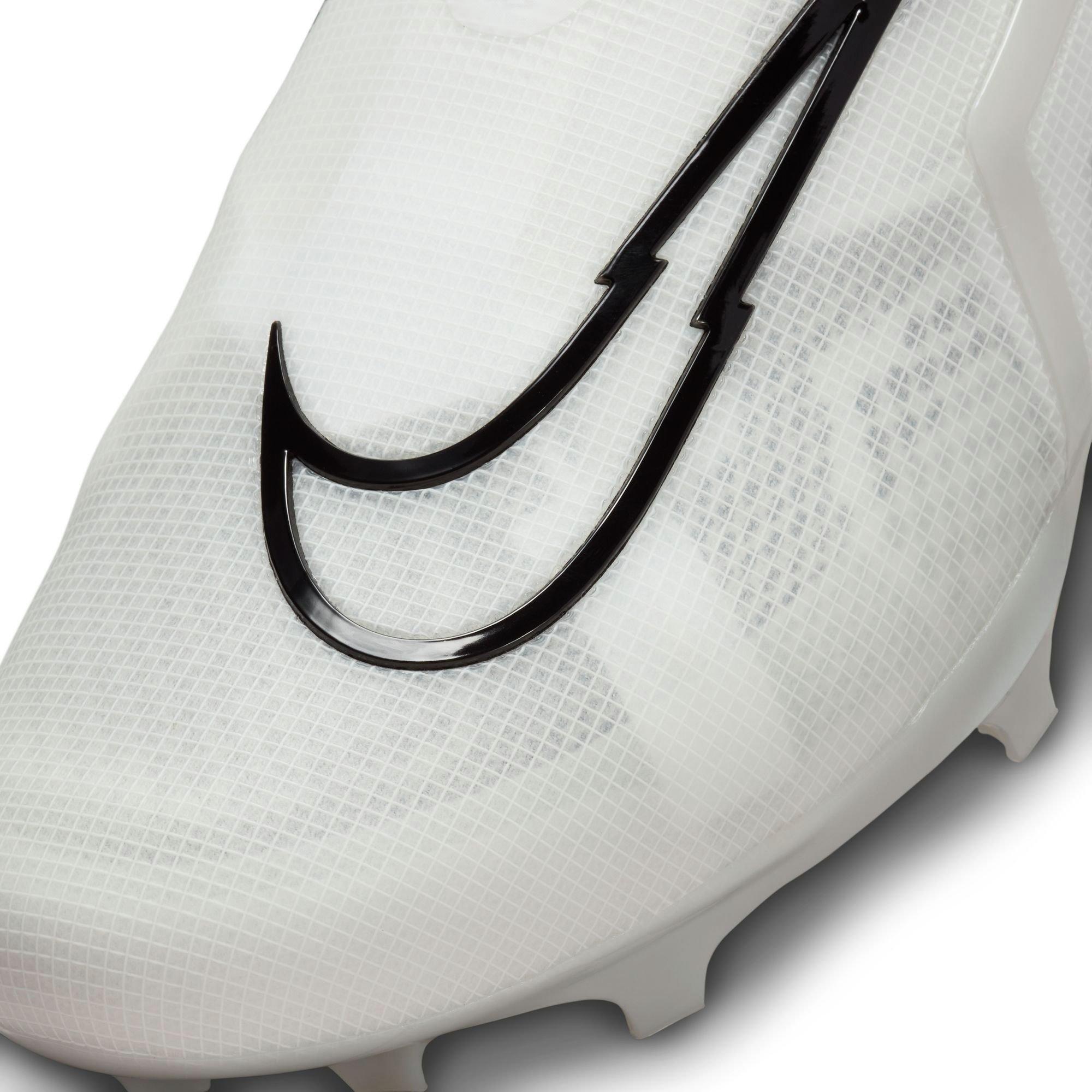 Nike Alpha Menace Elite 3 "White/Black/Pure Platinum" Men's Football Cleat - WHITE/BLACK Thumbnail View 7