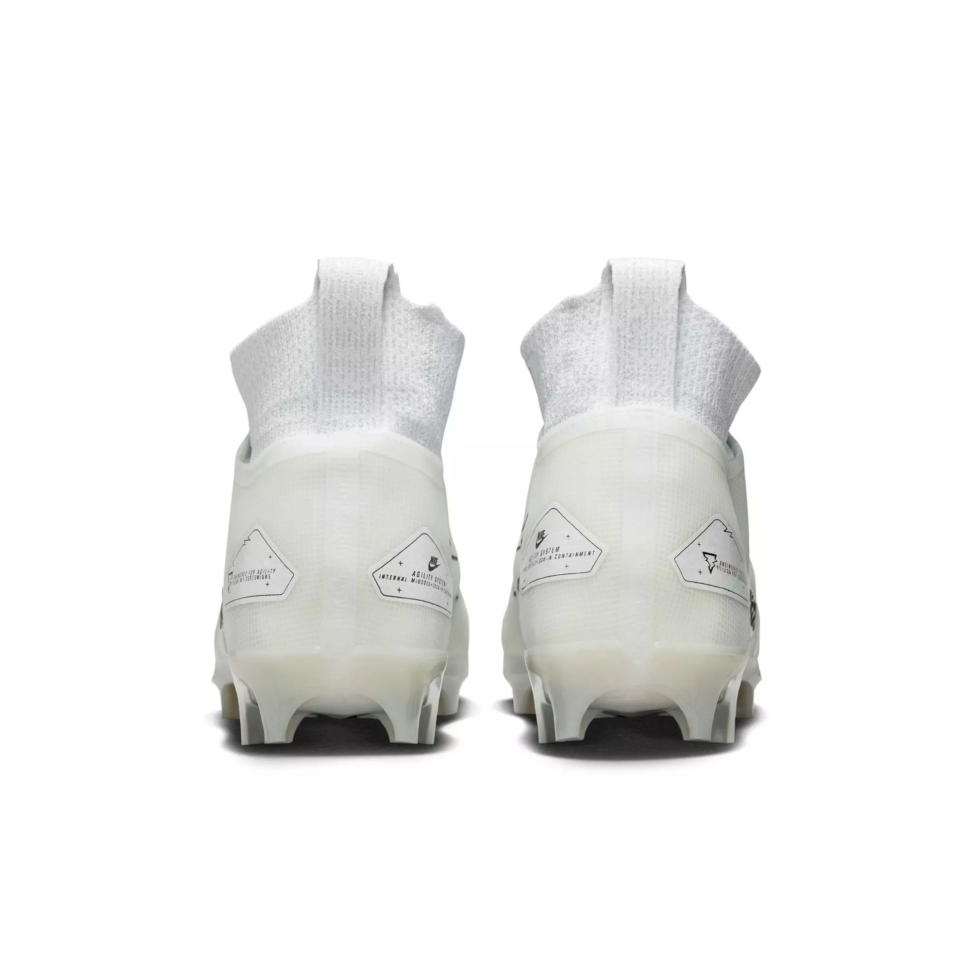 Nike Alpha Menace Elite 3 "White/Black/Pure Platinum" Men's Football Cleat - WHITE/BLACK