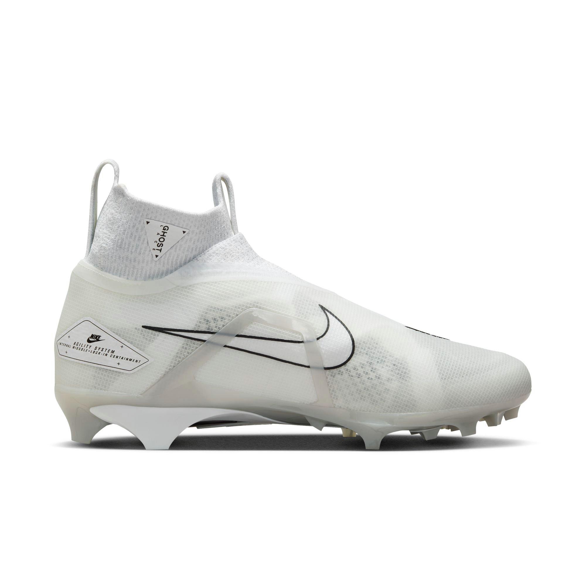 Nike Alpha Menace Elite 3 "White/Black/Pure Platinum" Men's Football Cleat - WHITE/BLACK Thumbnail View 2
