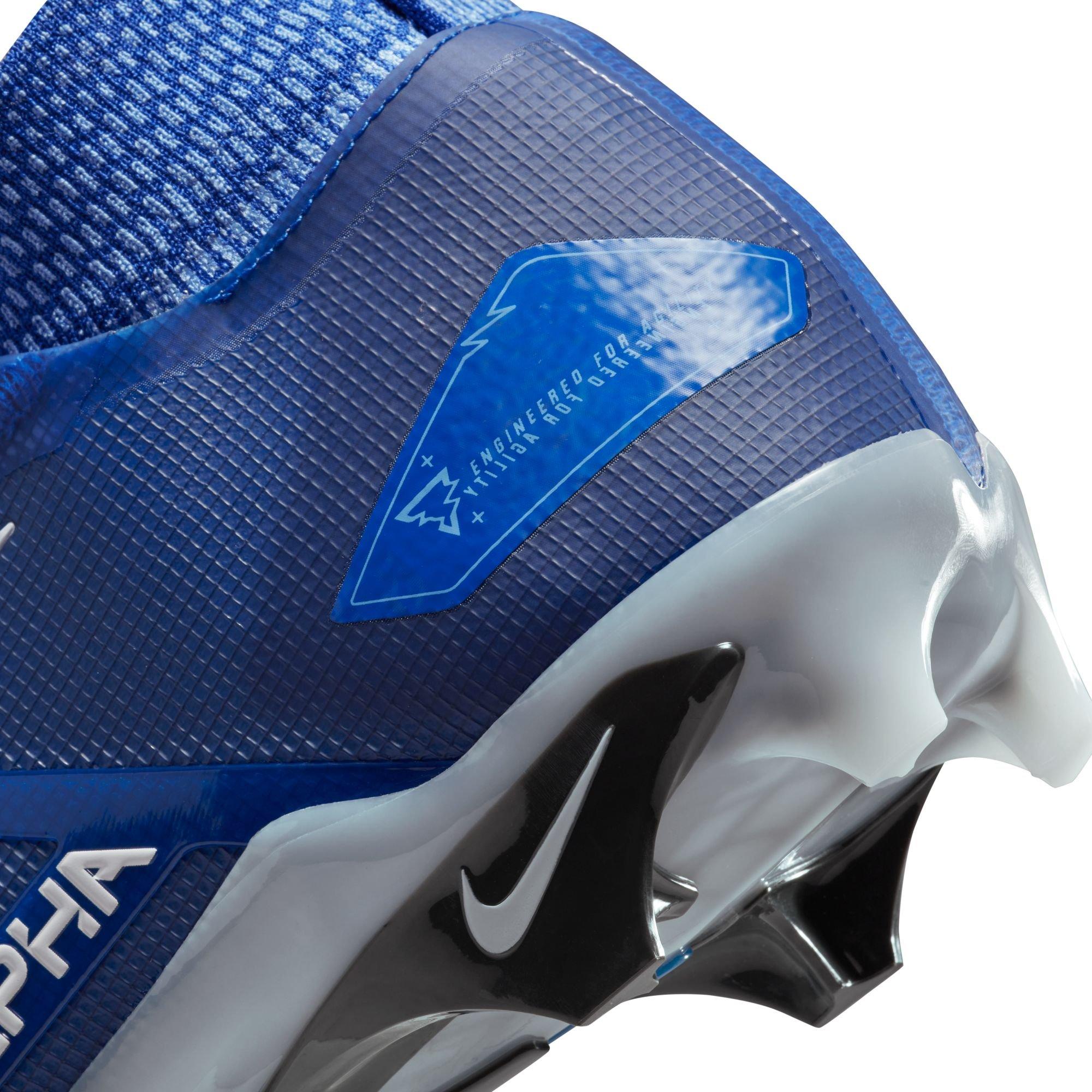 Nike Alpha Menace Elite 3 "Game Royal/White/University Blue" Men's Football Cleat - ROYAL/WHITE Thumbnail View 12