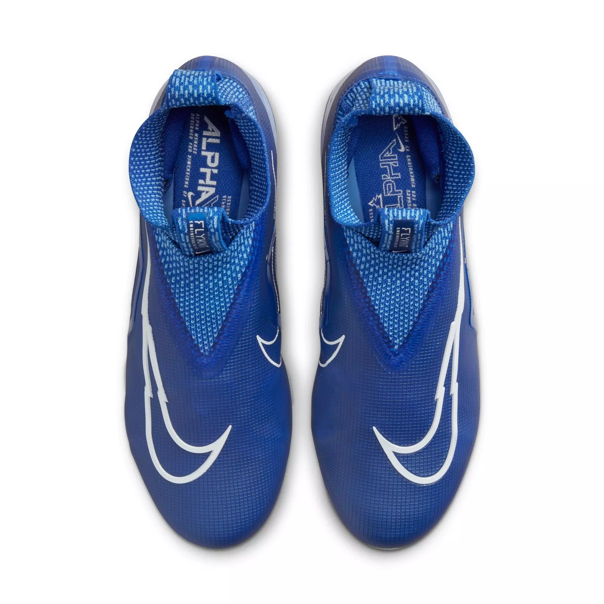 Nike Alpha Menace Elite 3 "Game Royal/White/University Blue" Men's Football Cleat - ROYAL/WHITE