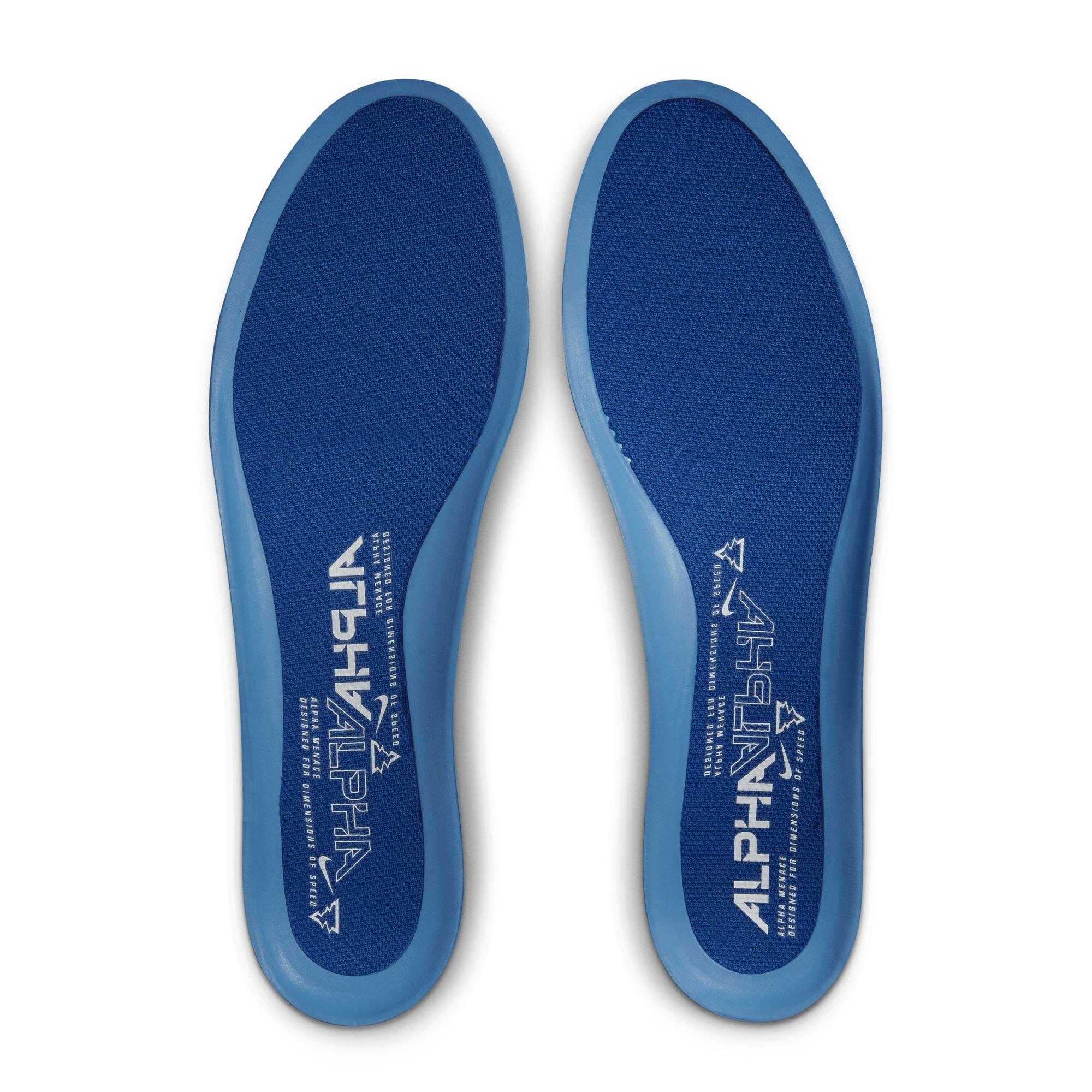 Nike Alpha Menace Elite 3 "Game Royal/White/University Blue" Men's Football Cleat - ROYAL/WHITE Thumbnail View 8