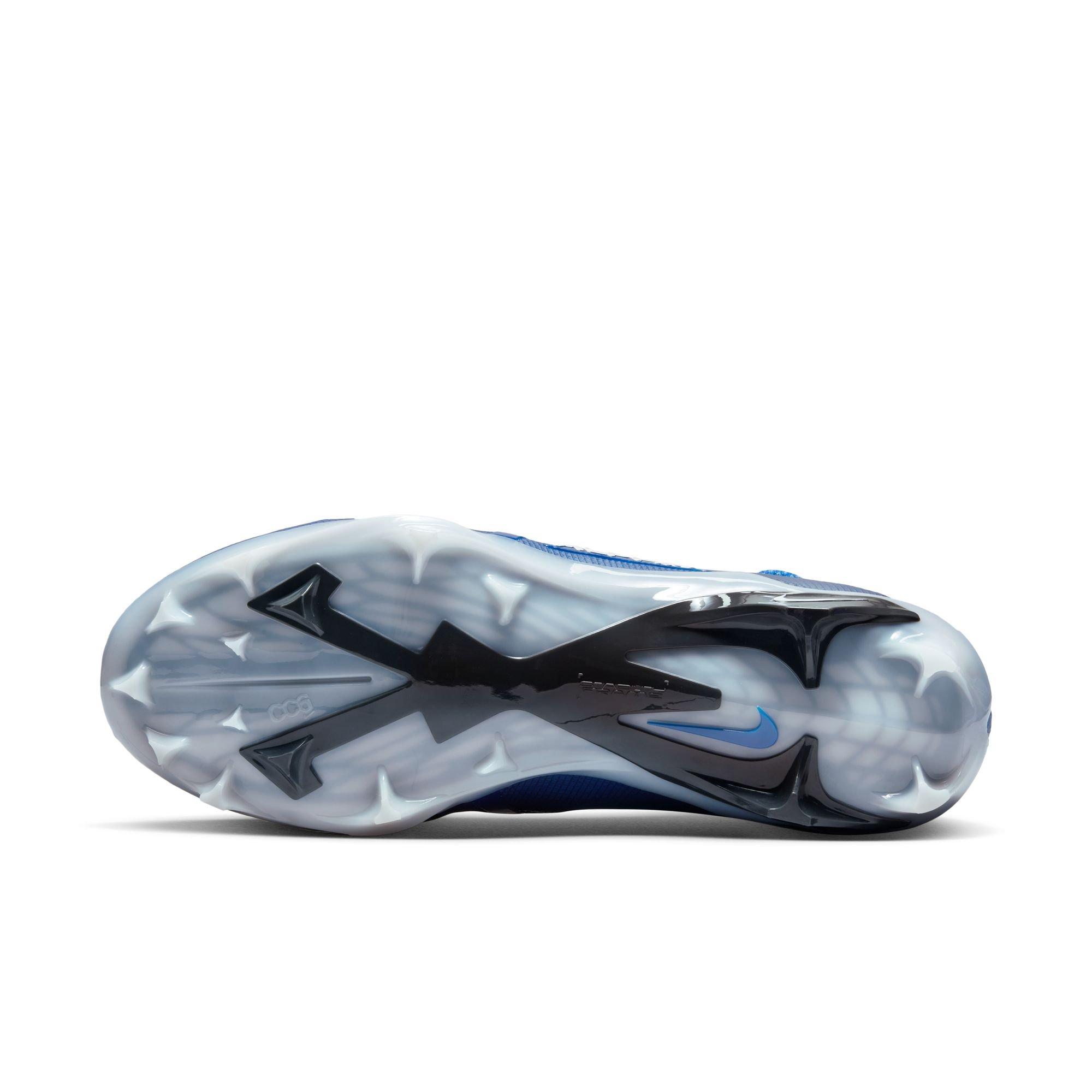 Men’s Nike Alpha Menace Elite 3 White/Navy Blue/ Black‎ Football Cleats Sz 9 Jordan Alpha Menace Elite 3 Oklahoma Nike Football Cleats  main image 2