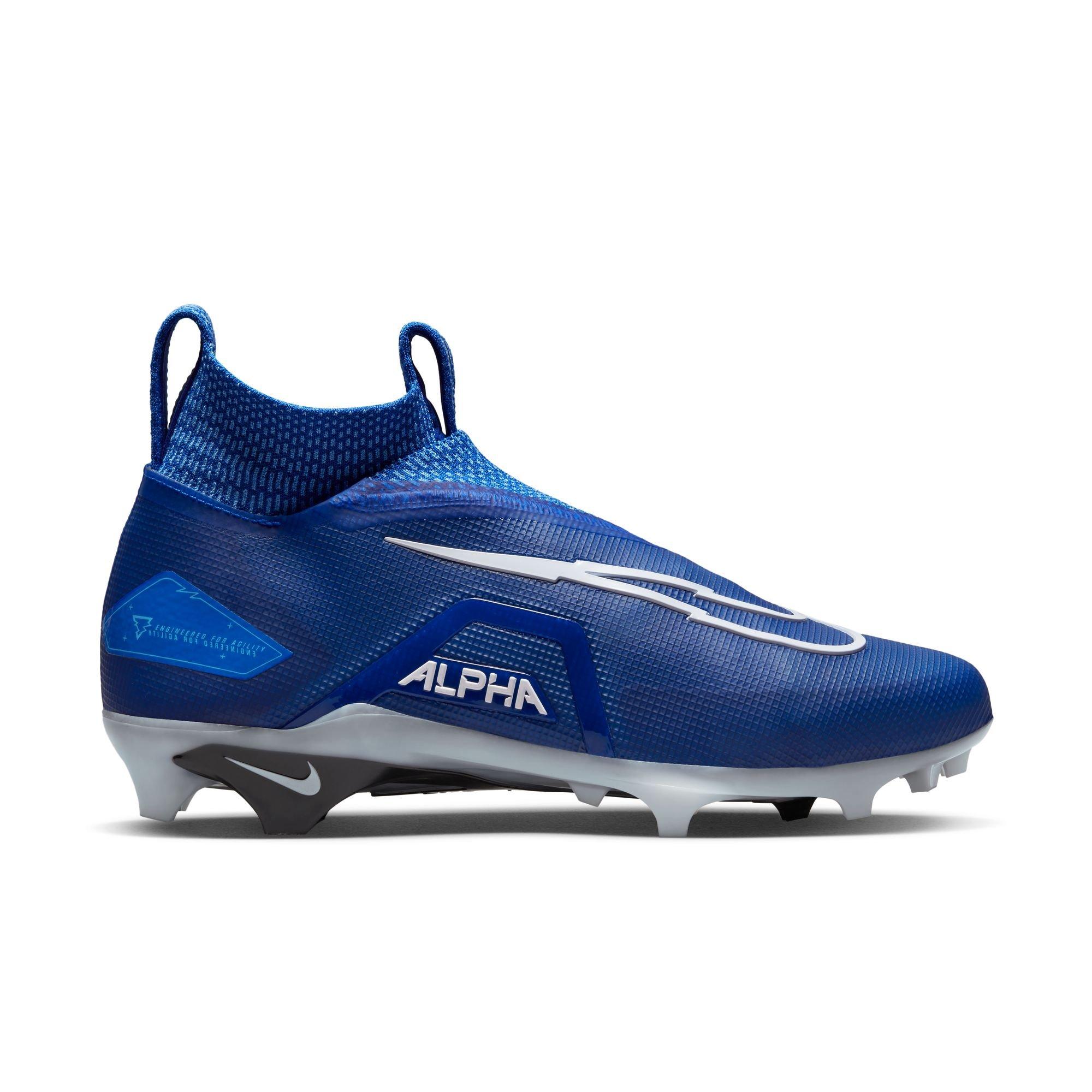 Nike Alpha Menace Elite 3 "Game Royal/White/University Blue" Men's Football Cleat - ROYAL/WHITE Thumbnail View 1