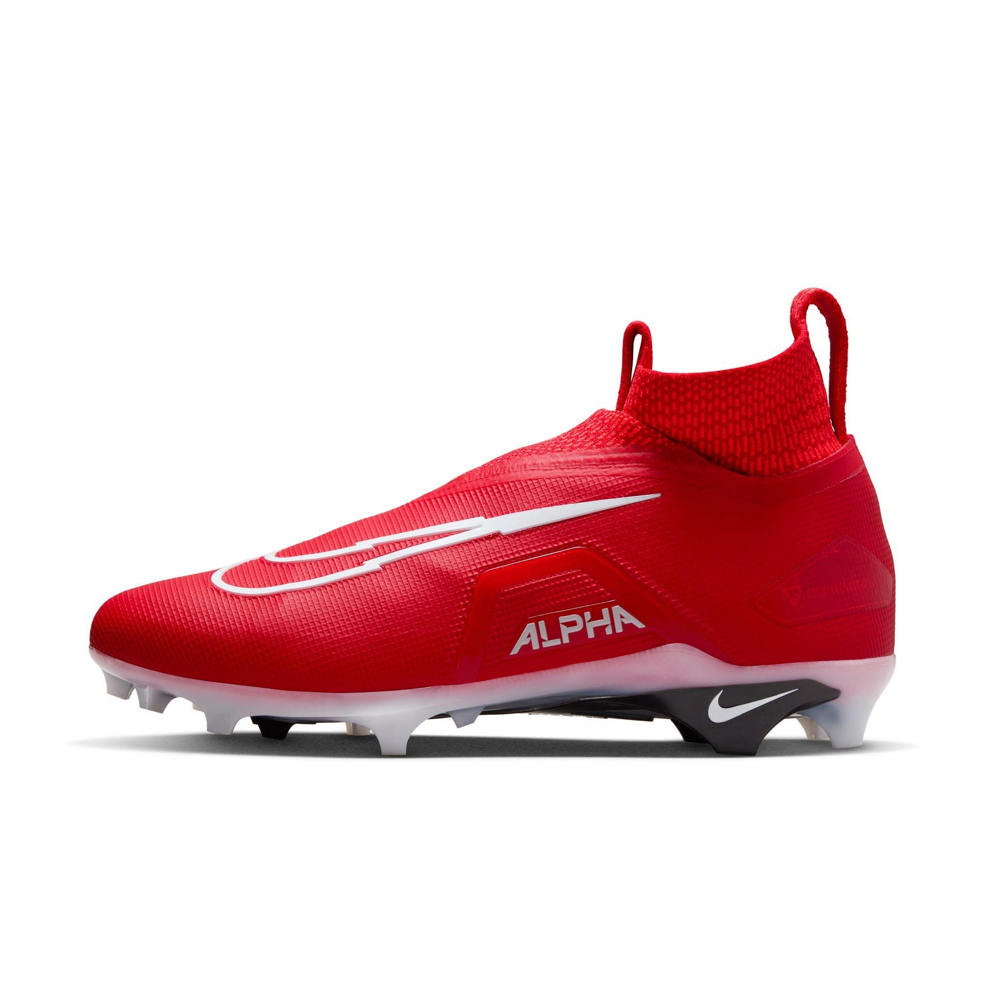 Nike Alpha Menace Elite 3 "University Red/White/Bright Crimson" Men's Football Cleat - RED/WHITE Thumbnail View 3