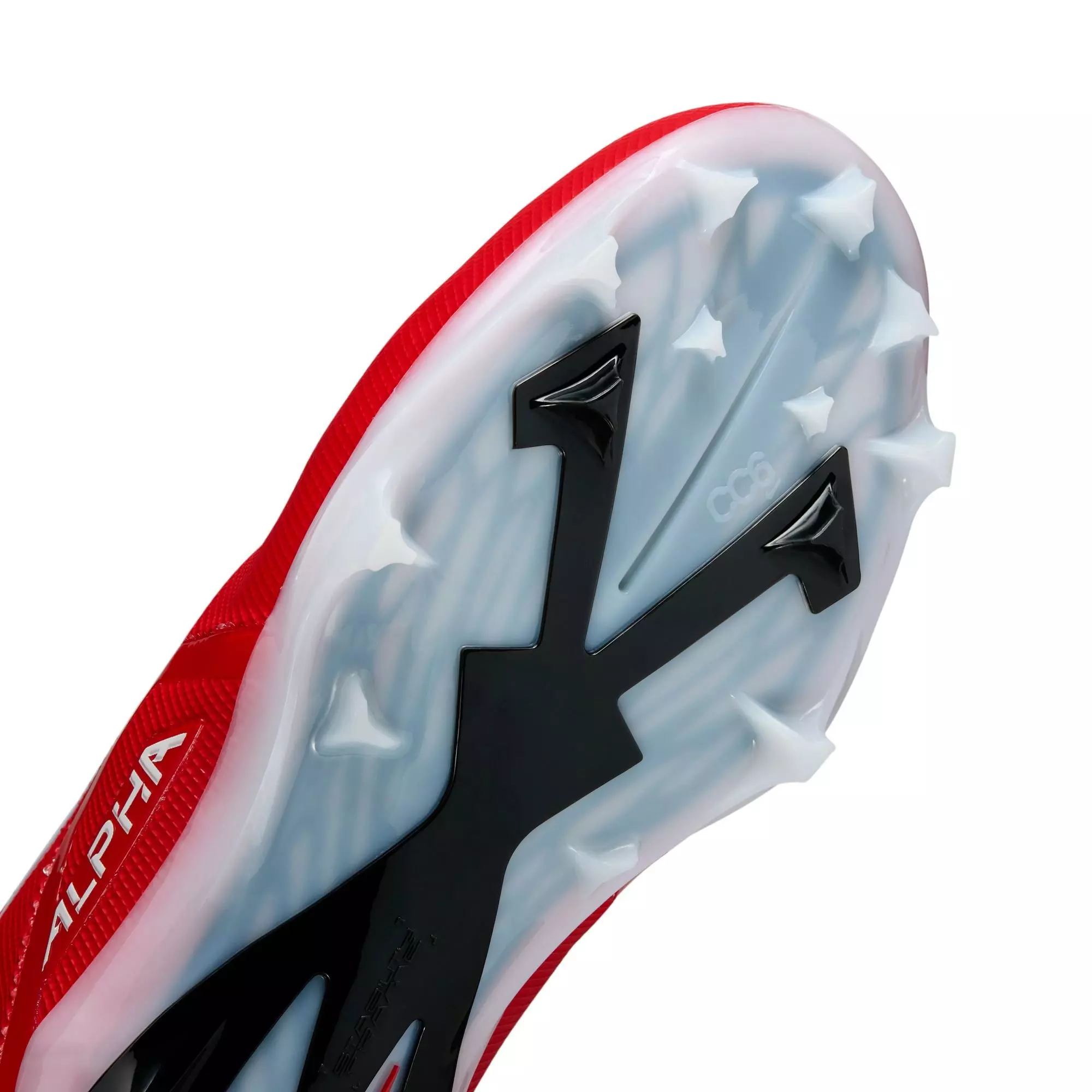Nike Alpha Menace Elite 3 "University Red/White/Bright Crimson" Men's Football Cleat - RED/WHITE